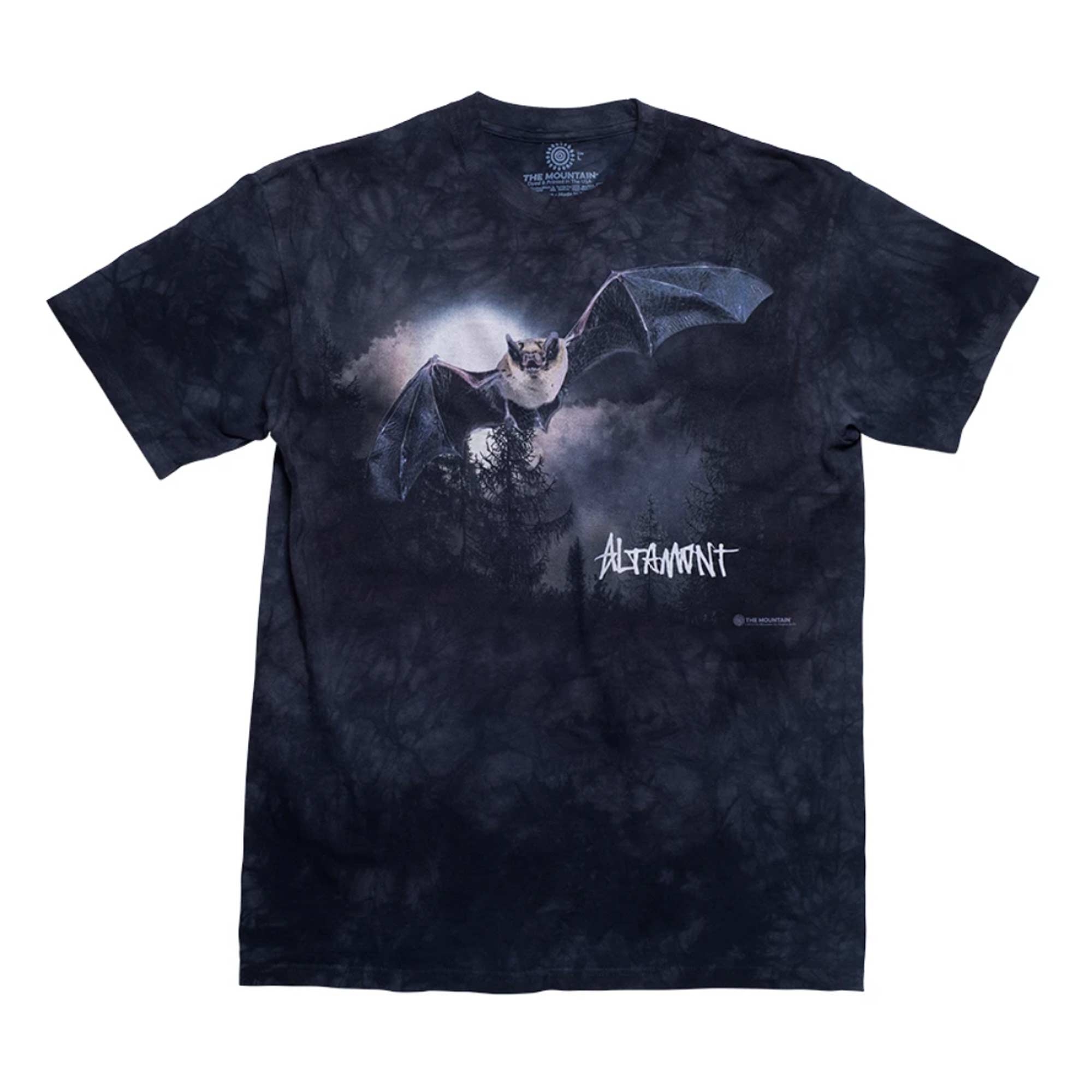 ALTAMONT T-Shirt ALTAMONT x THE MOUNTAIN S/S grey skull wash