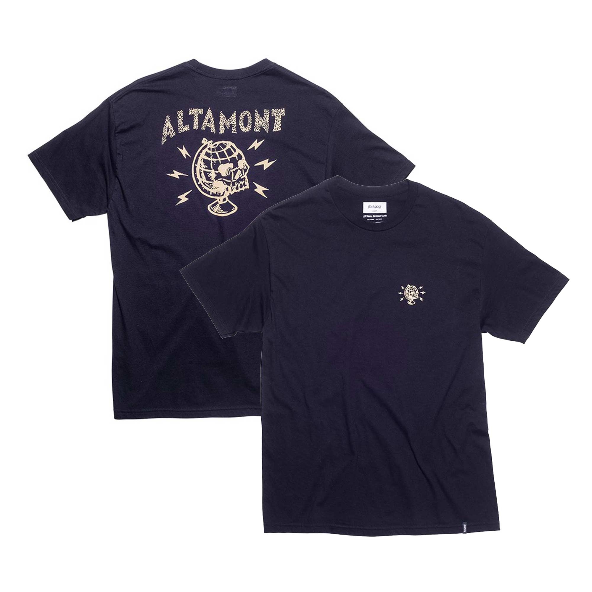 ALTAMONT T-Shirt GLOBAL S/S CUSTOM black
