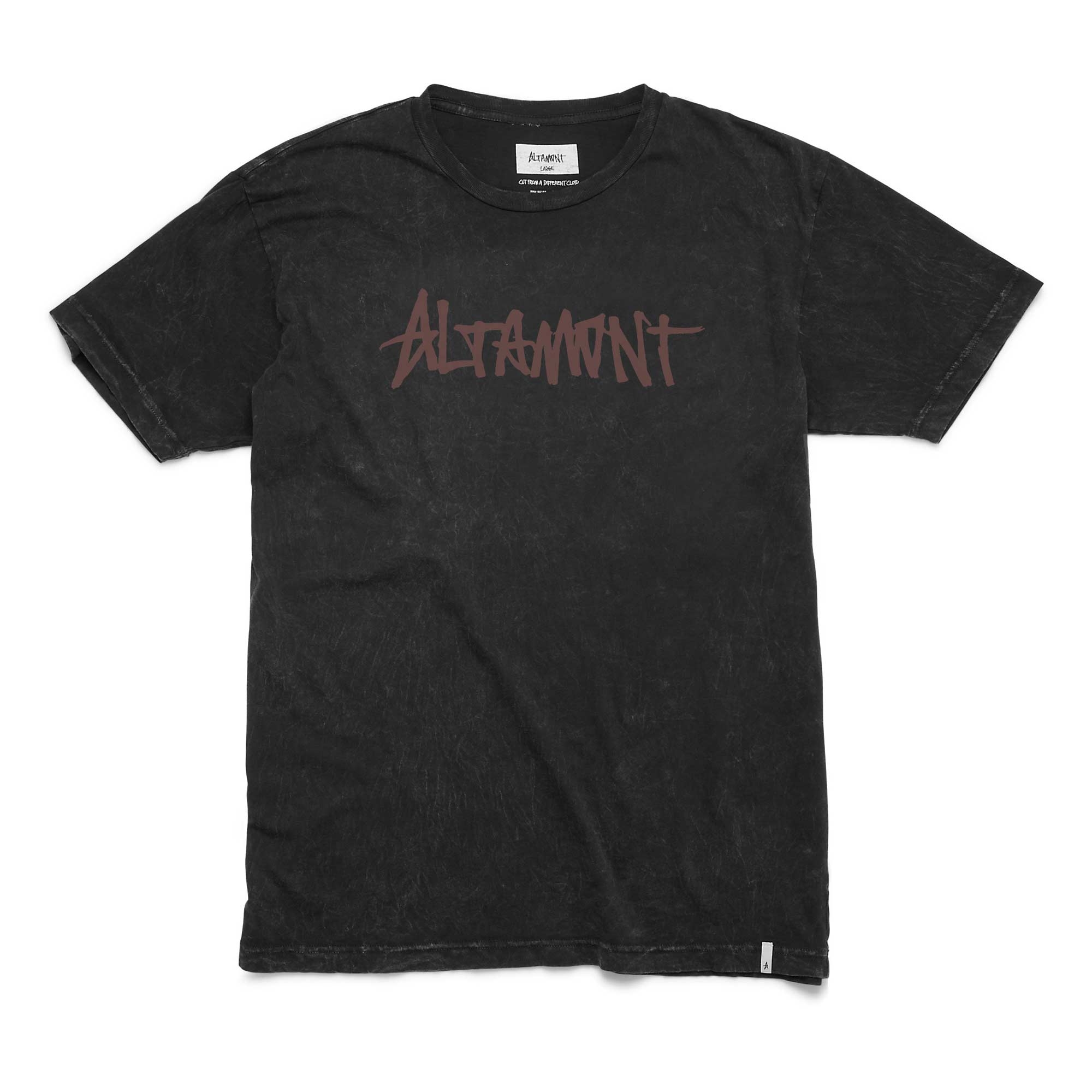 ALTAMONT T-Shirt ONE LINER WASH coffee