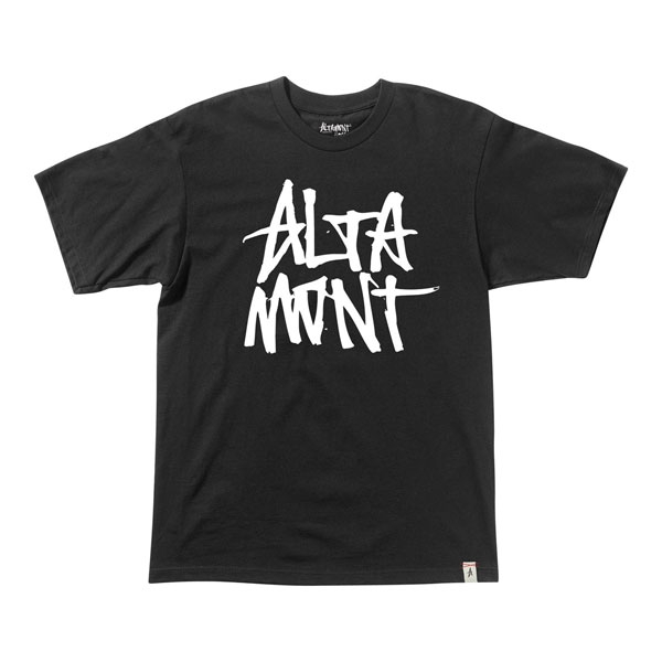 ALTAMONT T-Shirt STACKED black/white