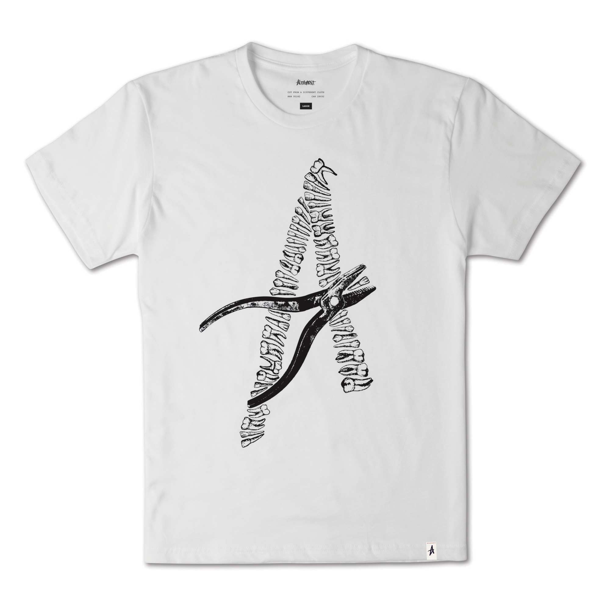 ALTAMONT T-Shirt TOOTH PULLER white