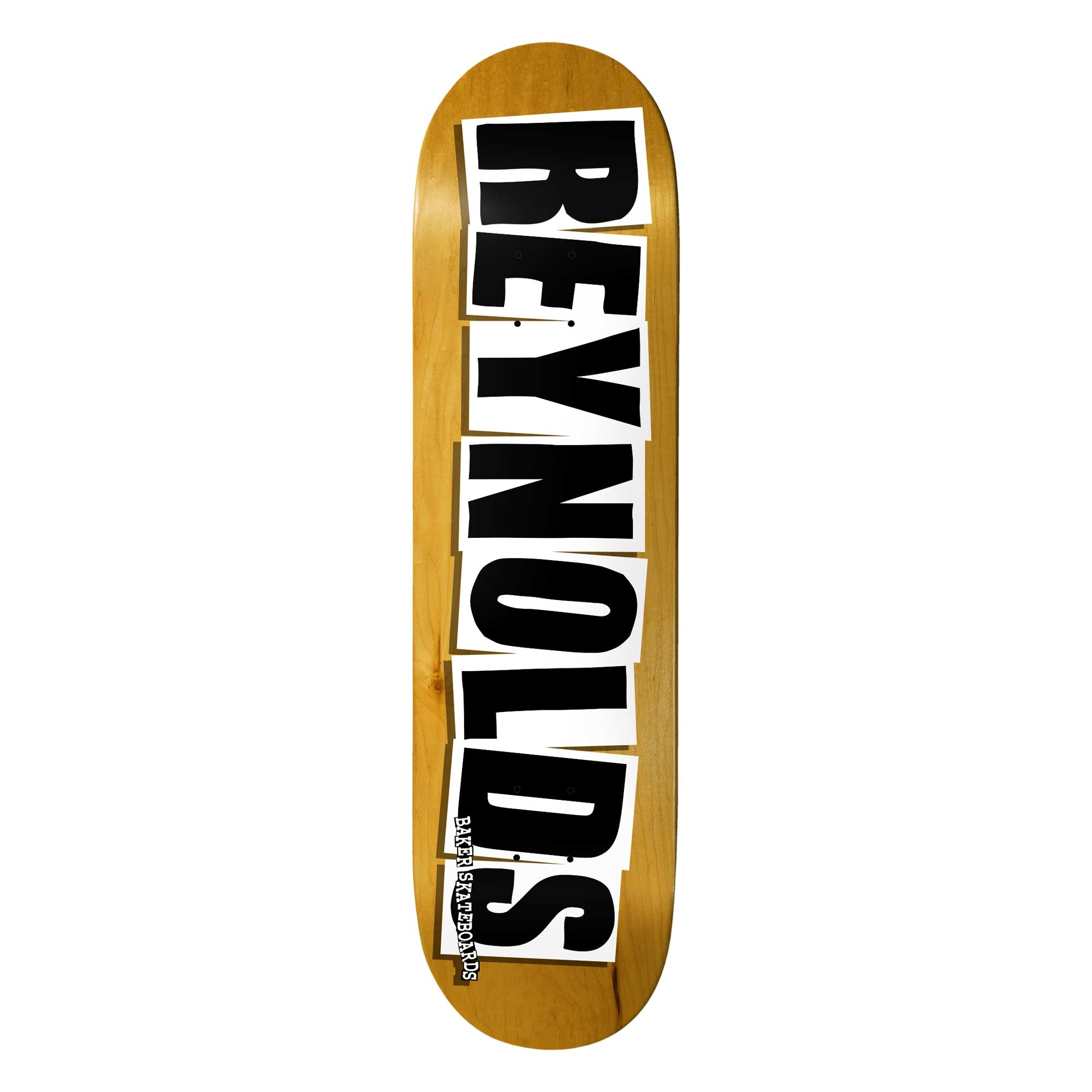 BAKER Deck REYNOLDS LOGO GOLD AR 8.38, gold 8.2''