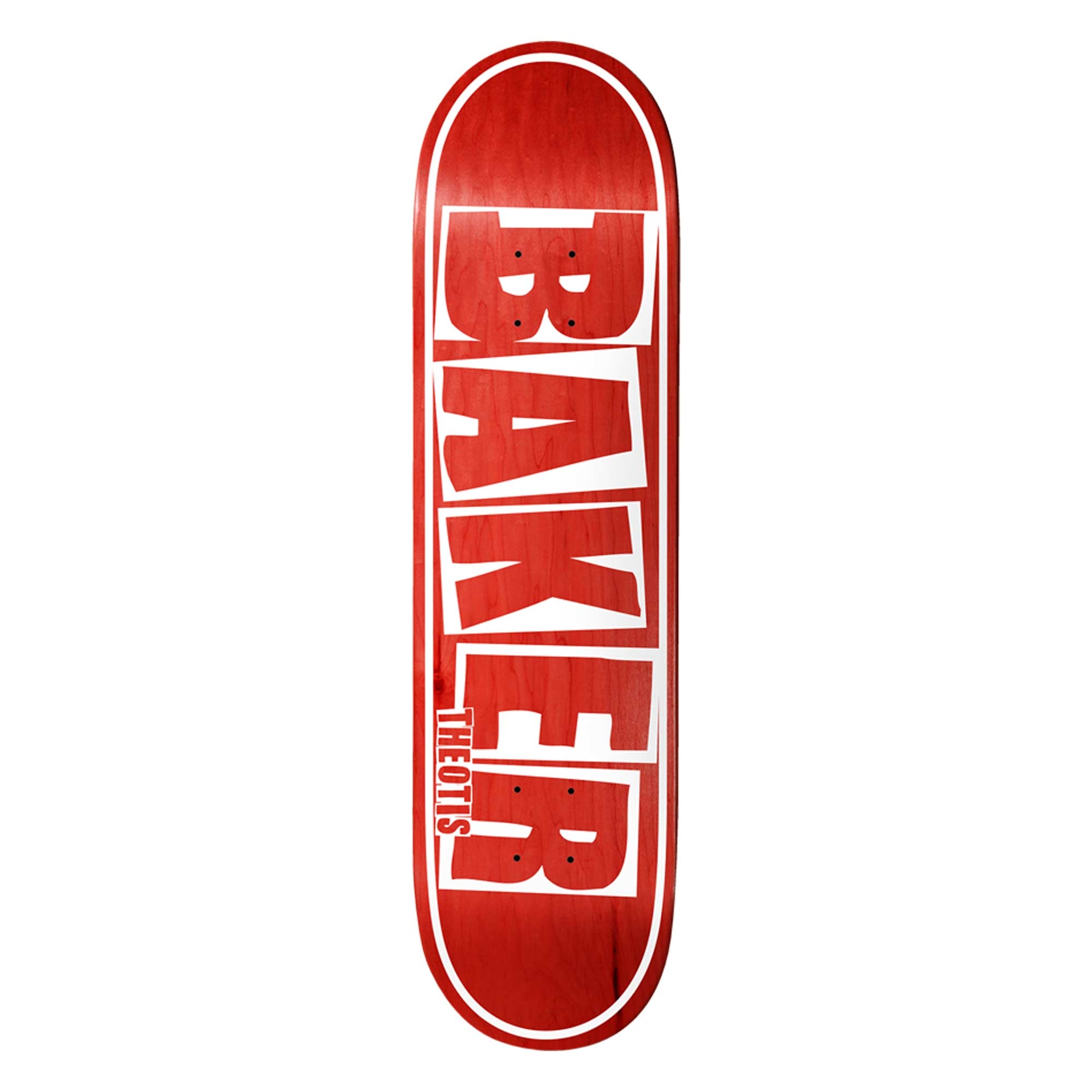 BAKER Deck BRAND NAME VENEER TB RED 8.5, red 8.5''