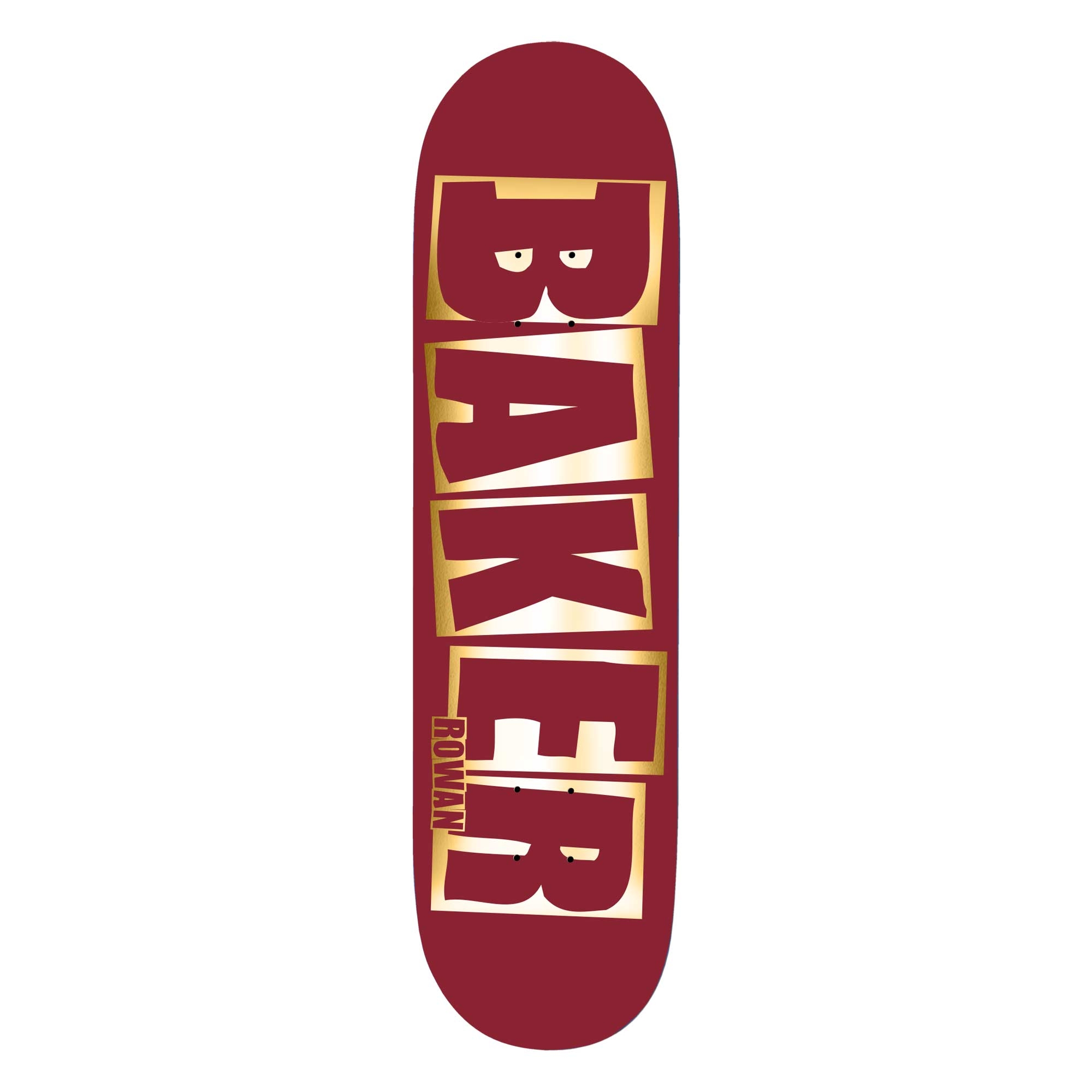 BAKER Deck BRAND NAME RED FOIL B2 RZ 8.3, red 8.3''