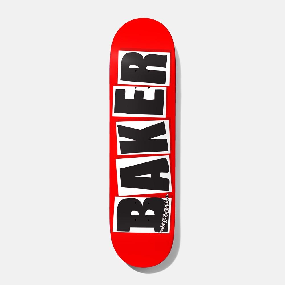 BAKER Deck BRAND LOGO BLACK red/black 8.387, black 8.3''