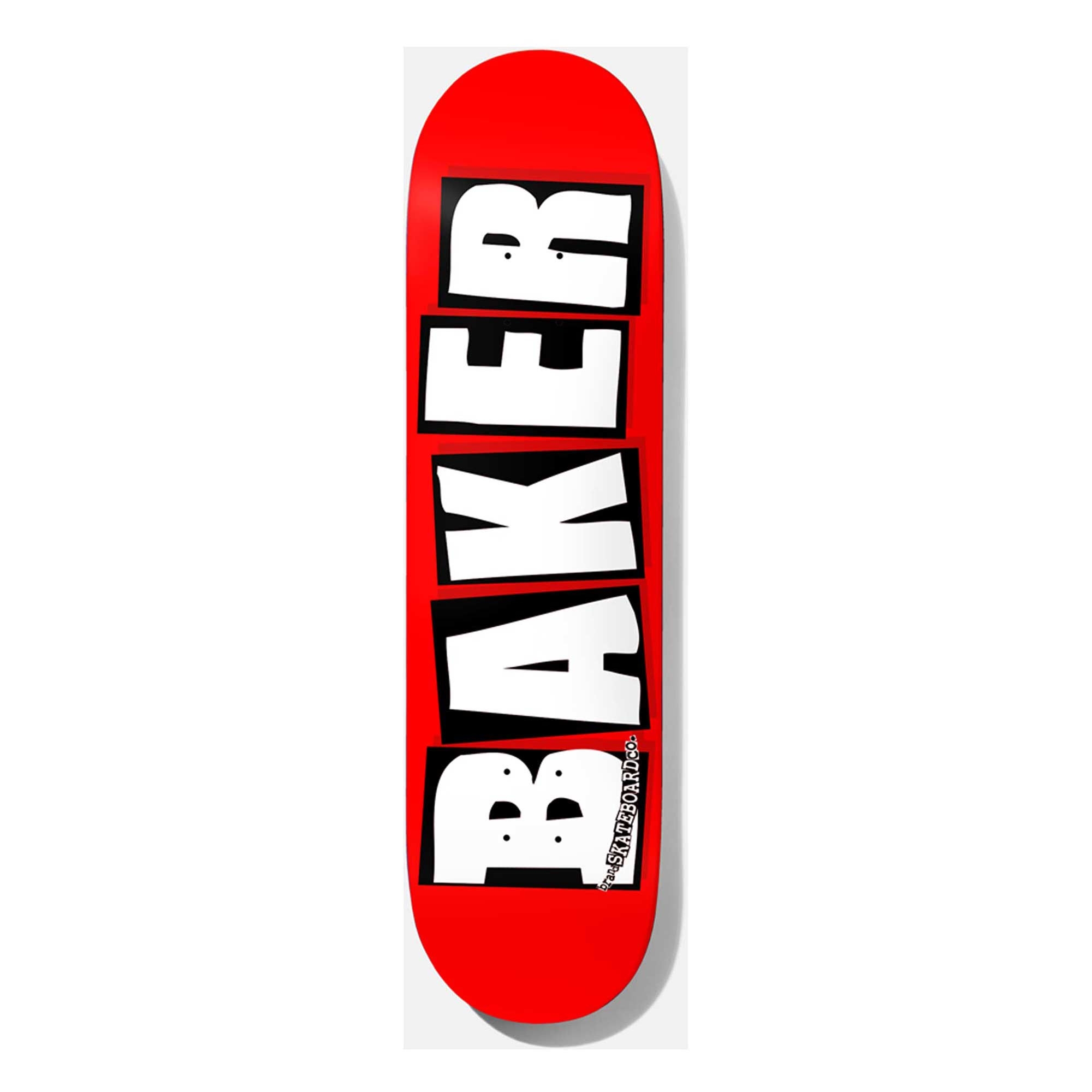 BAKER Deck BRAND LOGO WHITE red/white 7.56, white 7.5''