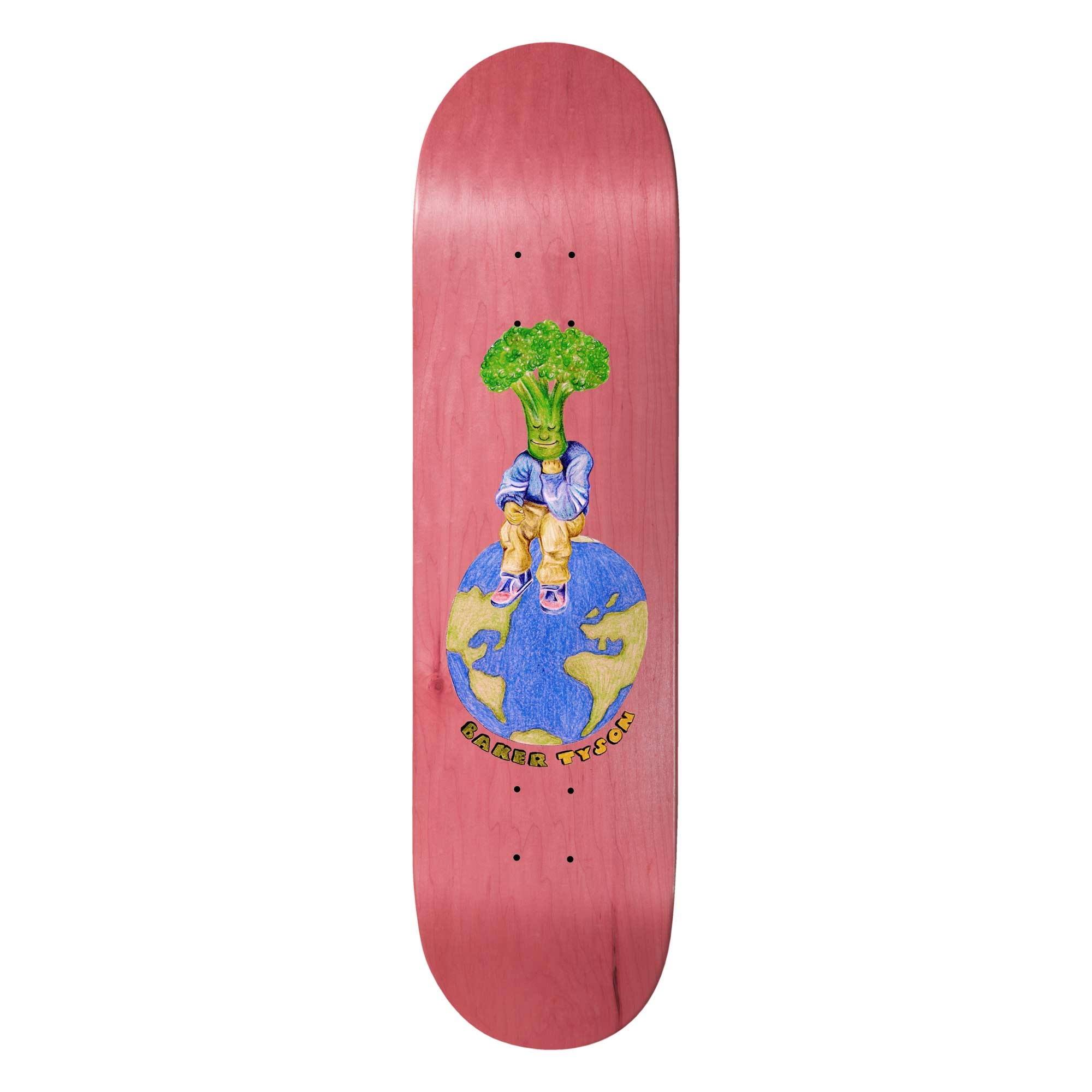 BAKER Deck BROCCOLLI BOY TP 8.0, red 8.0''