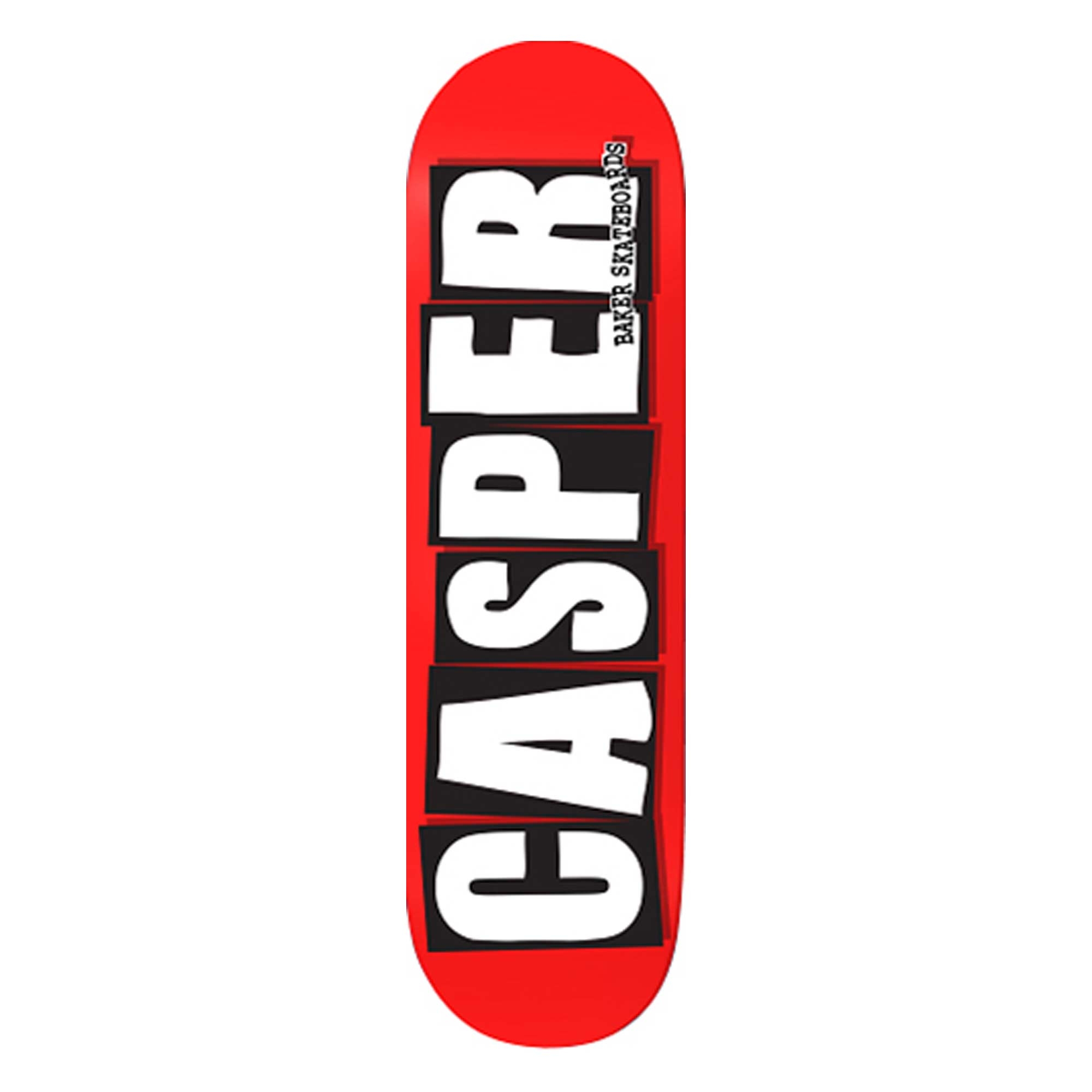 BAKER Deck CASPER LOGO CB  B2 8.5, red/black 8.5''