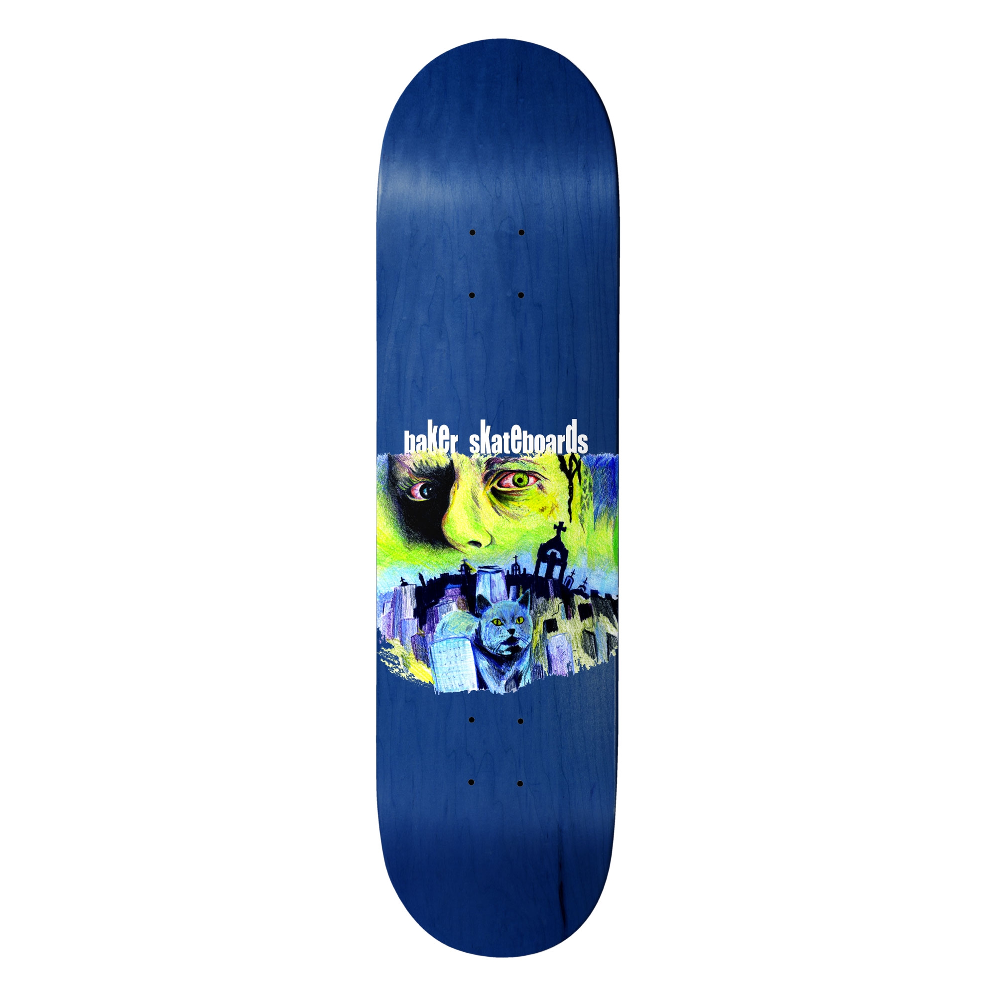 BAKER Deck DEAD IS BETTER JF 8.25, blue 8.2''