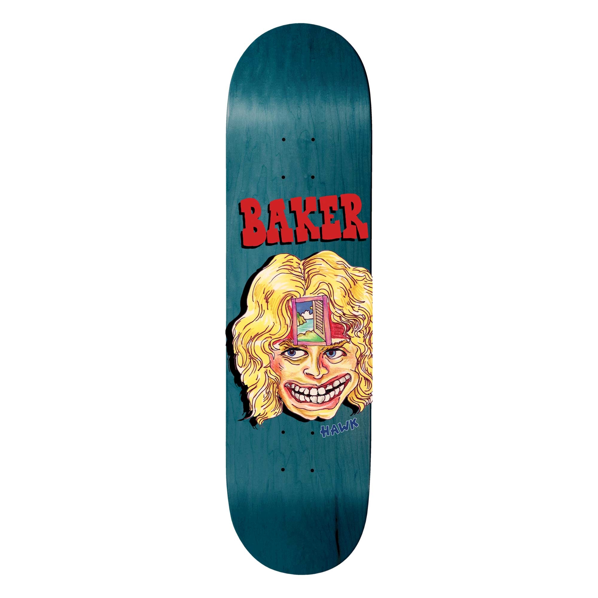 BAKER Deck DOME DOOR RH 8.5, blue 8.5''