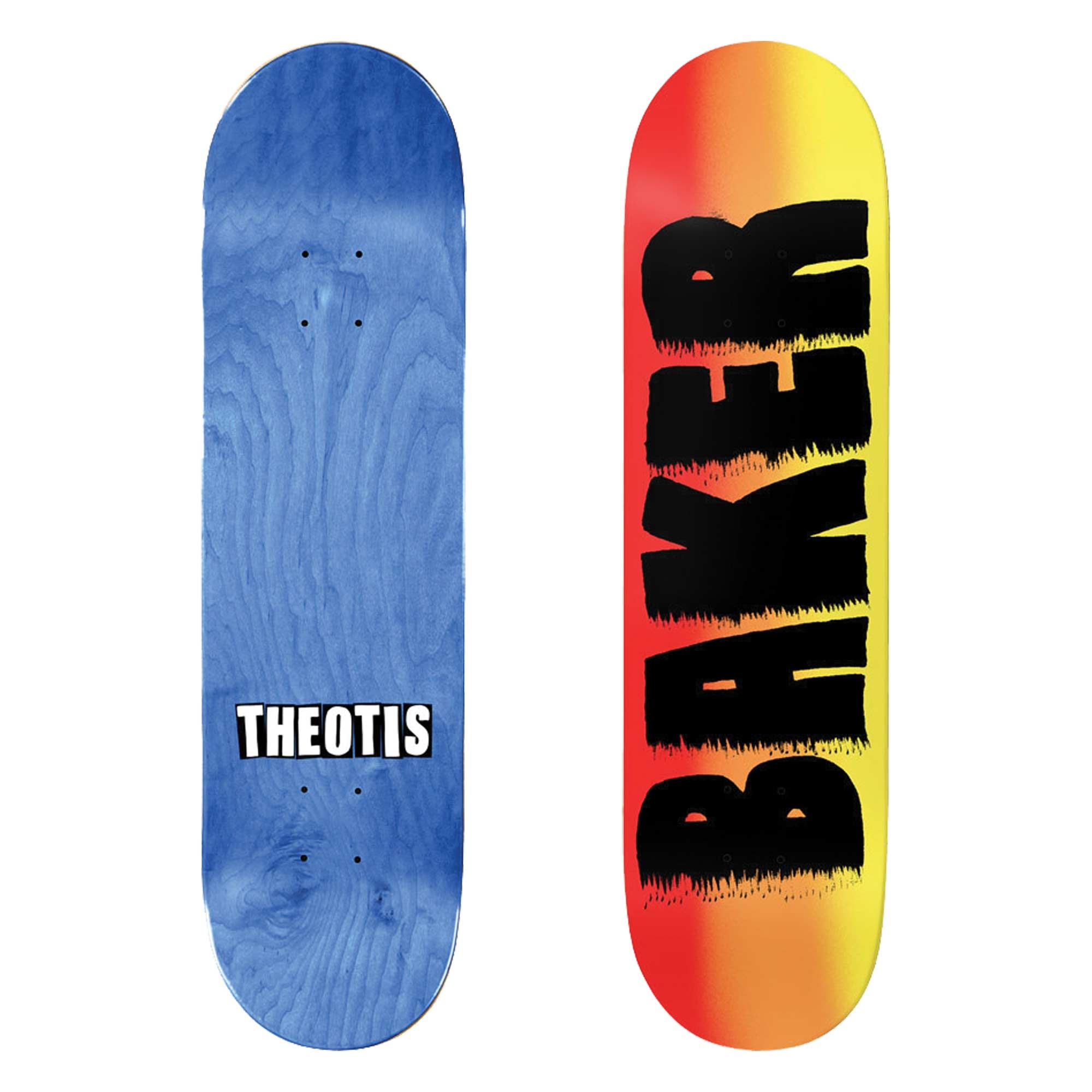 BAKER Deck JAMMYS TB 8.0, red/yellow 8.0''
