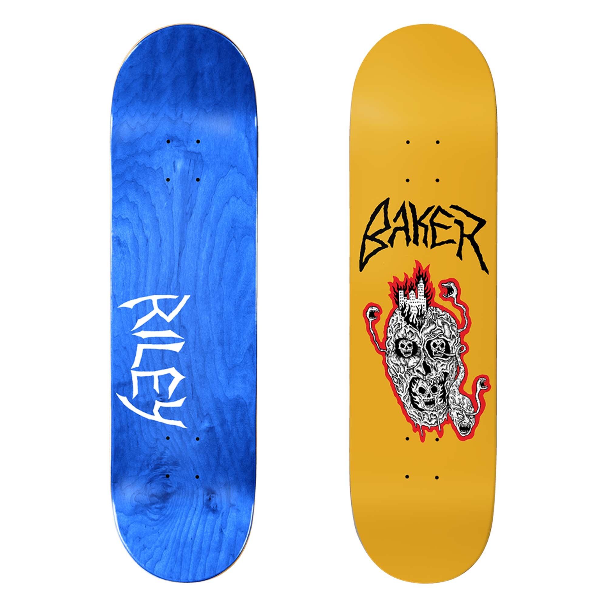 BAKER Deck JUDGEMENT DAY RH 8.0, yellow 8.0''