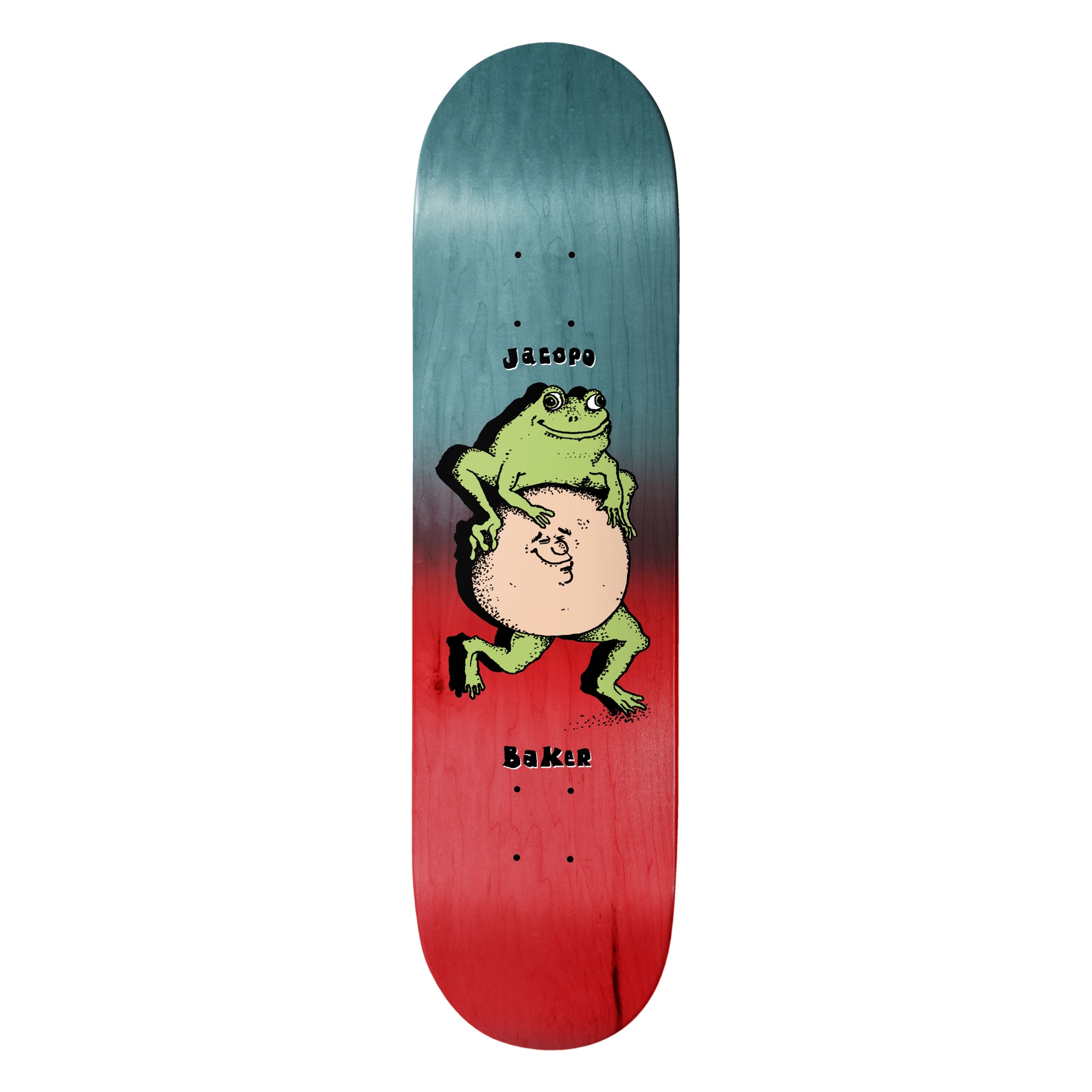 BAKER Deck LATE FOR SOMETHING JC 8.25, red/blue 8.2''
