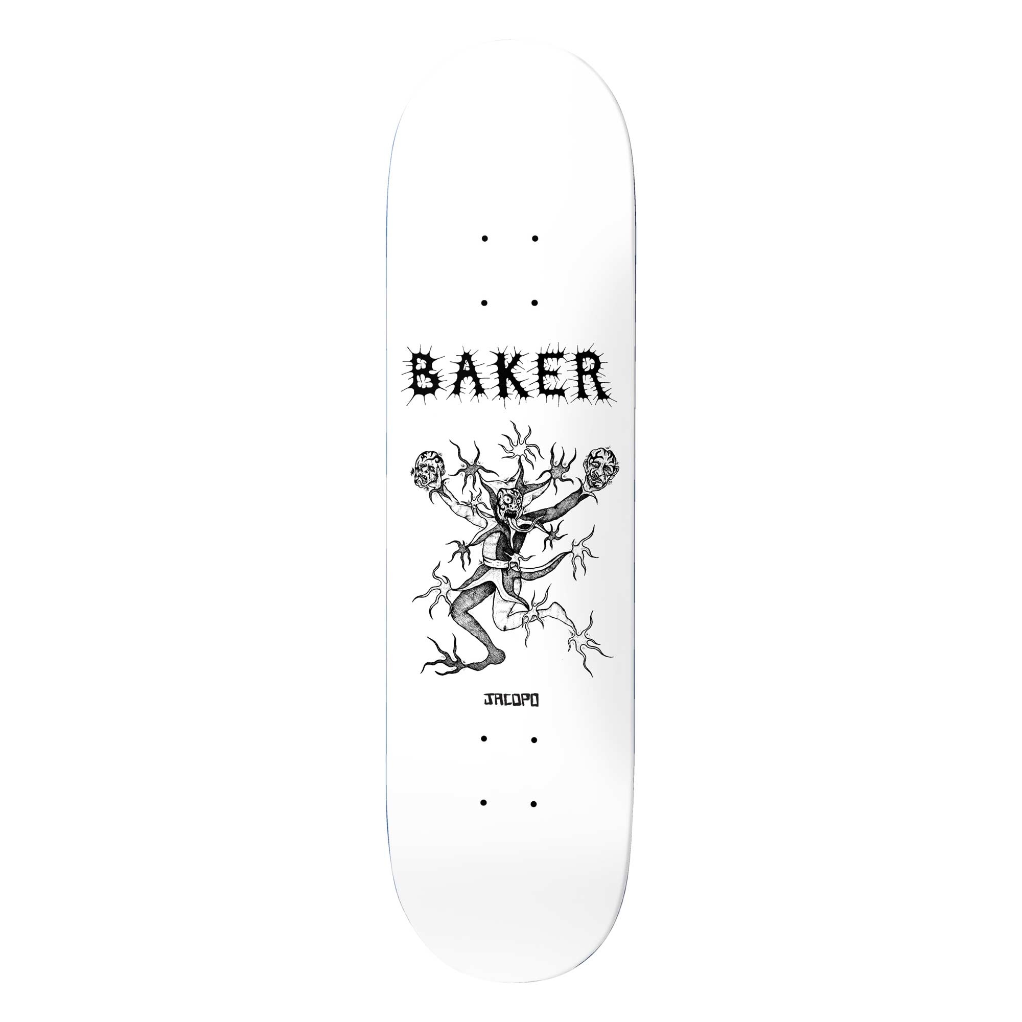 BAKER Deck MISTY FLIP JUDO CHOP JC 8.25, white 8.2''