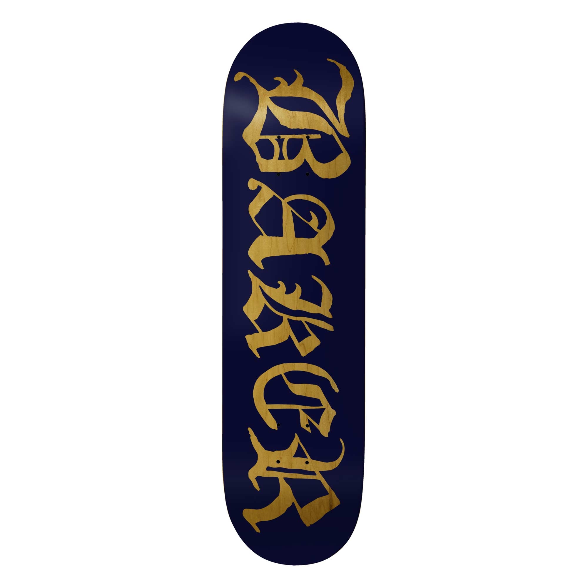 BAKER Deck OLD E NAVY/YLW VENEER JF 8.25, navy/yellow 8.2''