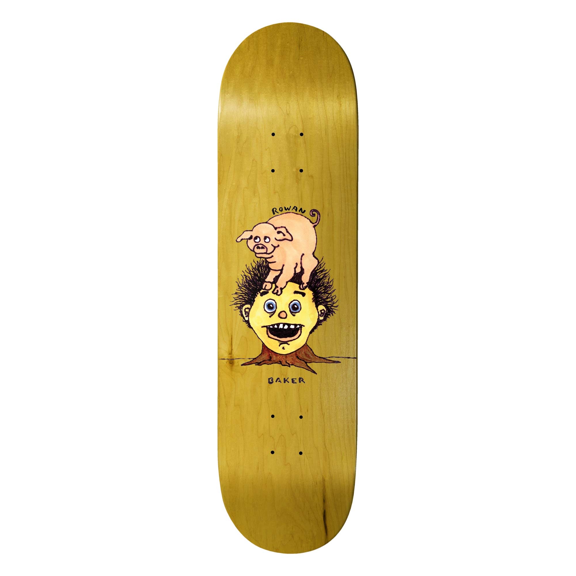 BAKER Deck PIGGY BACK RZ 8.5, yellow 8.5''