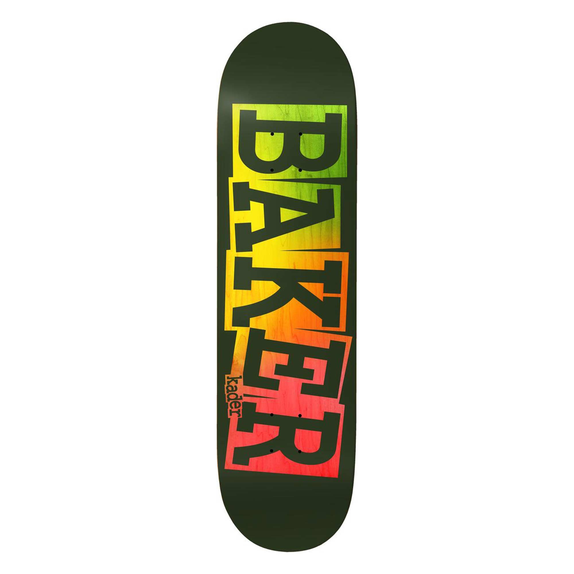 BAKER Deck RIBBON GRN RAINBOW 8.125, green 8.1''