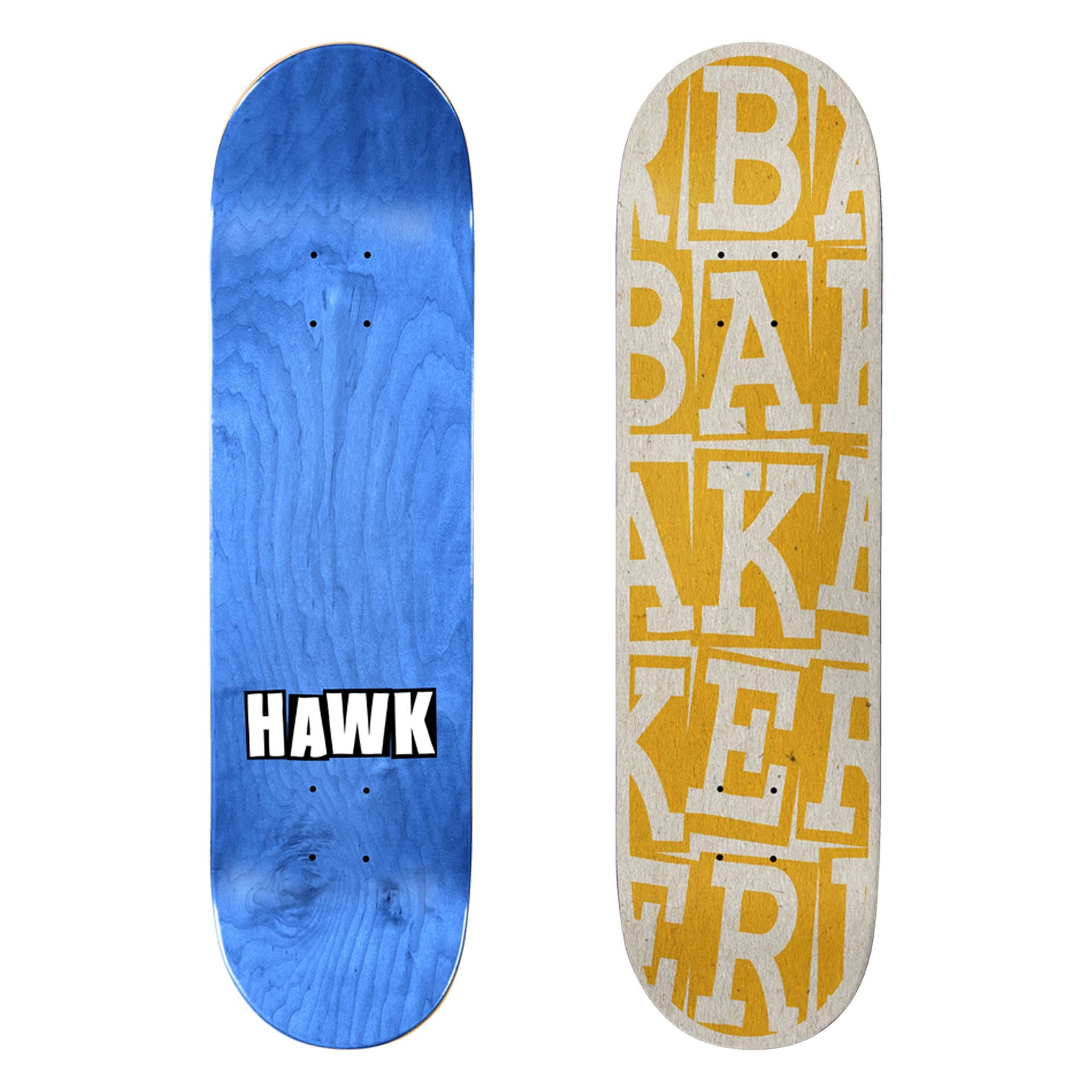 BAKER Deck RIBBON STACK RH 8.2 B2, yellow 8.2''