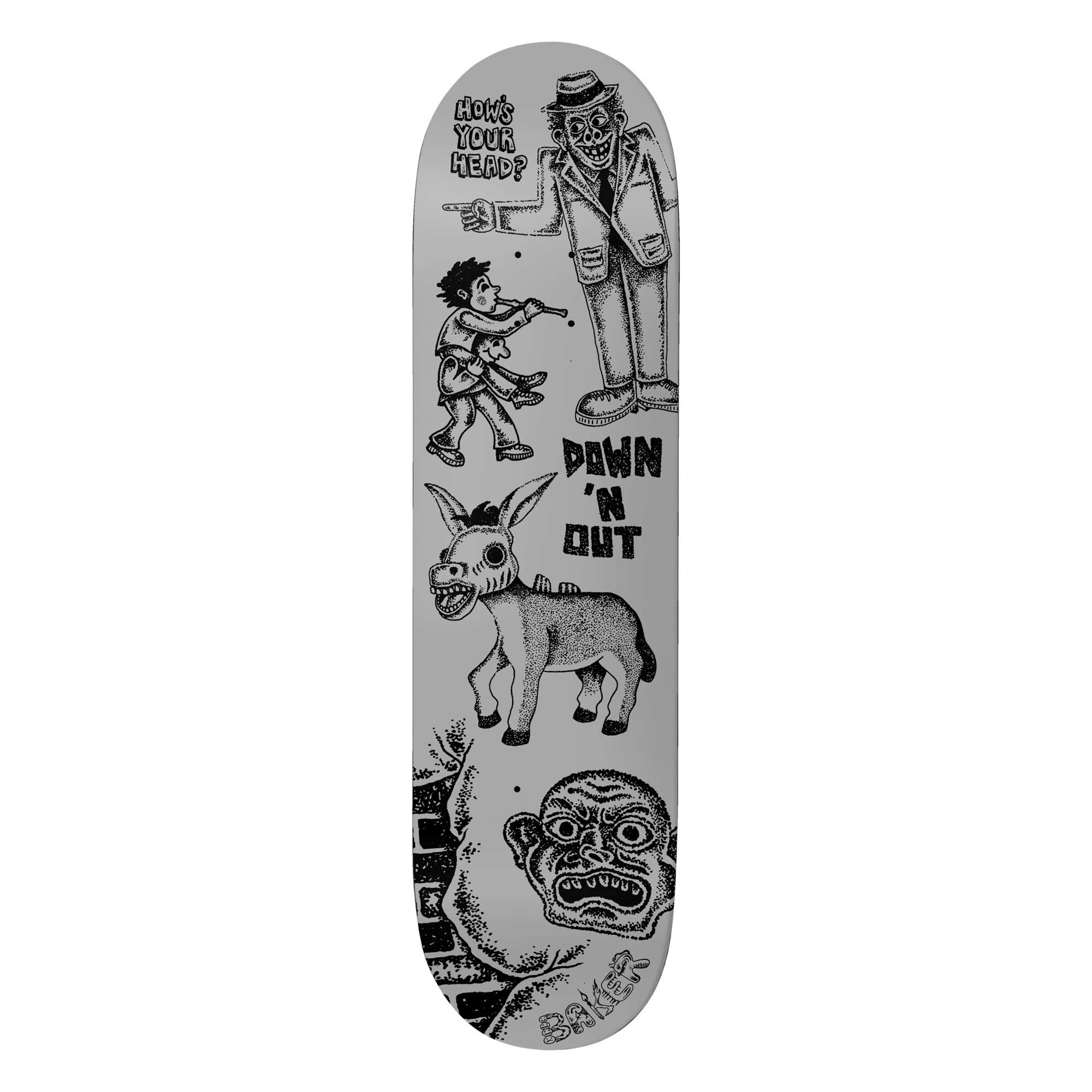BAKER Deck STOP AND THINK JC 8.38, grey 8.3''