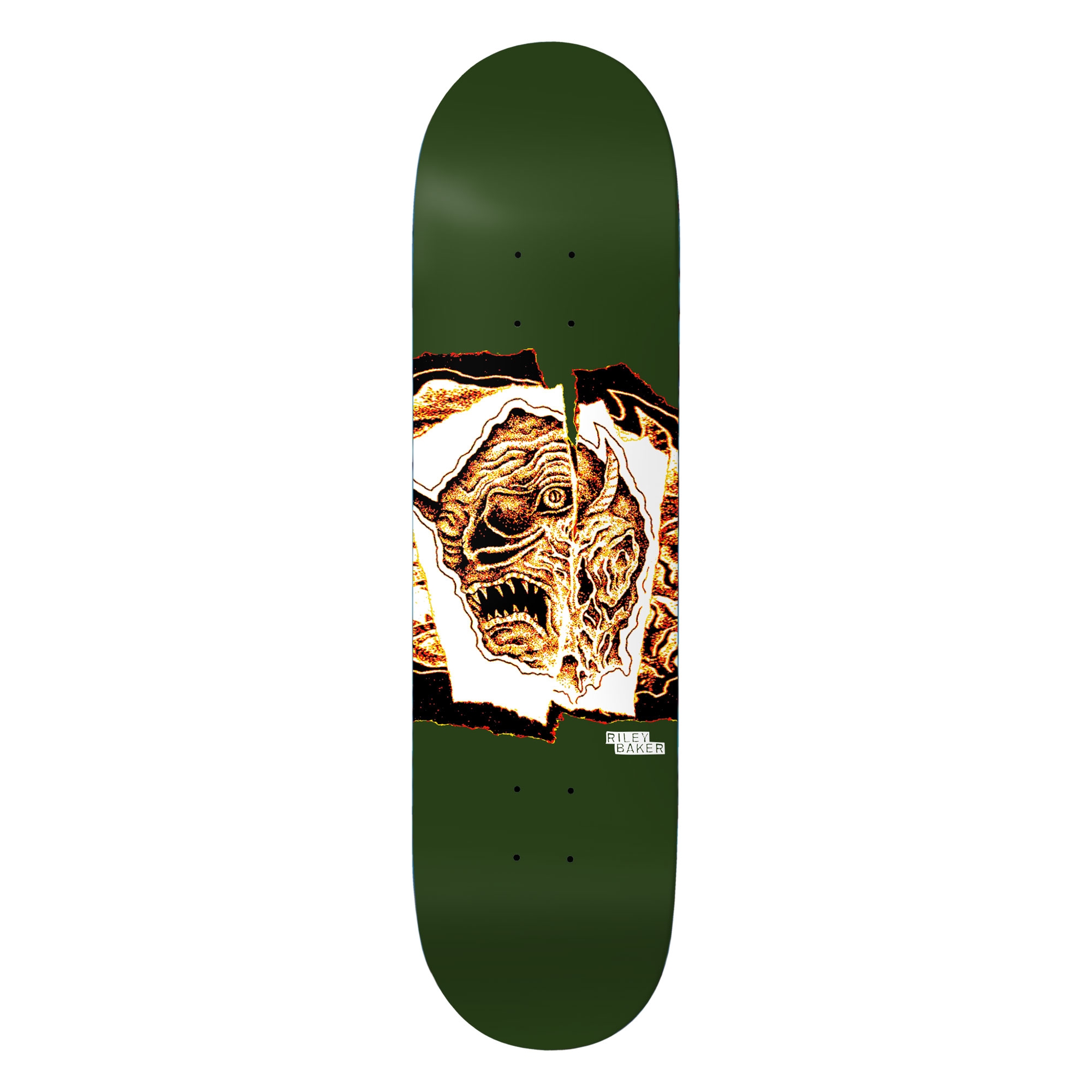 BAKER Deck SUNDOWN RH 8.5, green 8.5''