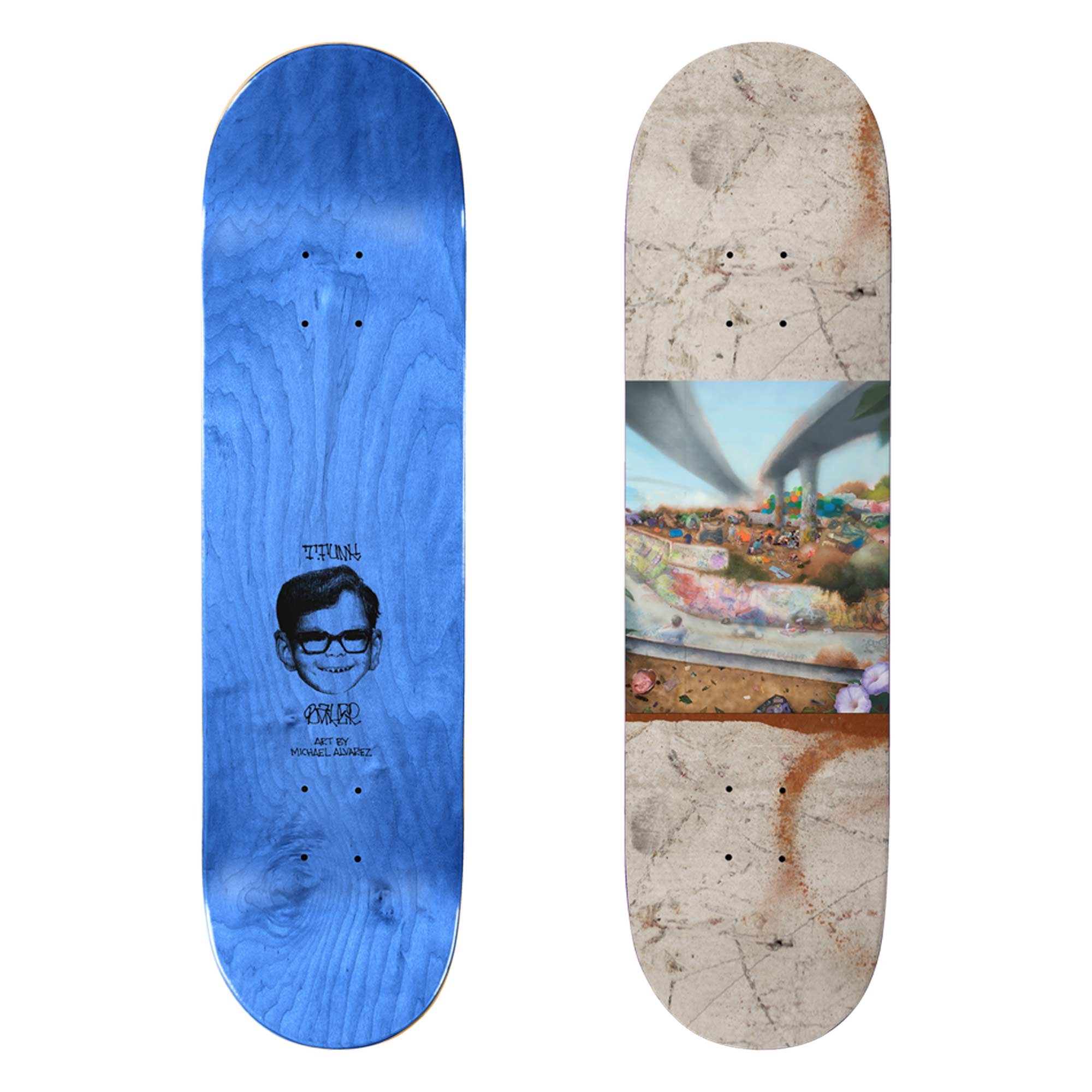 BAKER Deck WASTELAND PARADISE TF 8.25, grey 8.2''