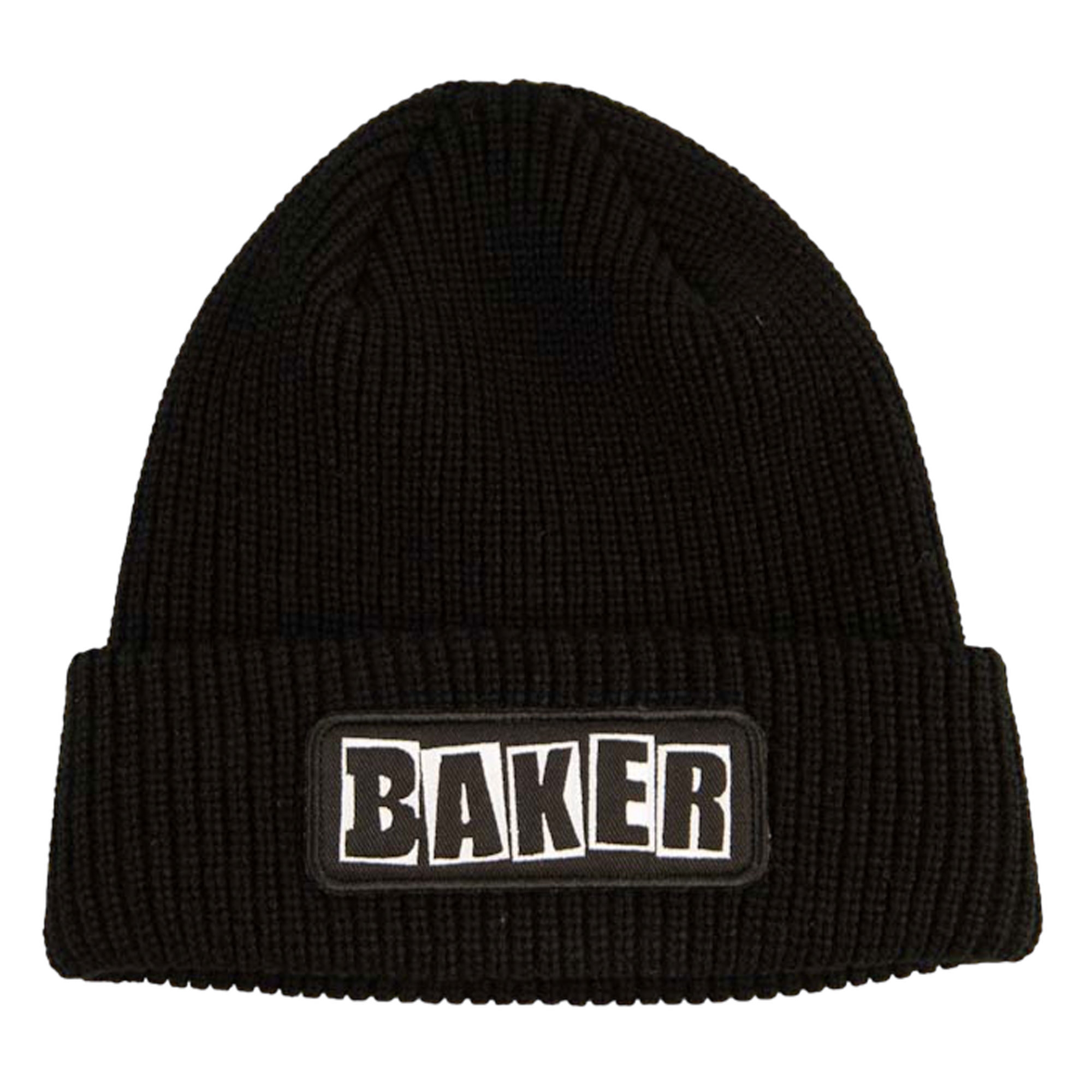 BAKER Beanie BRAND LOGO PATCH, black