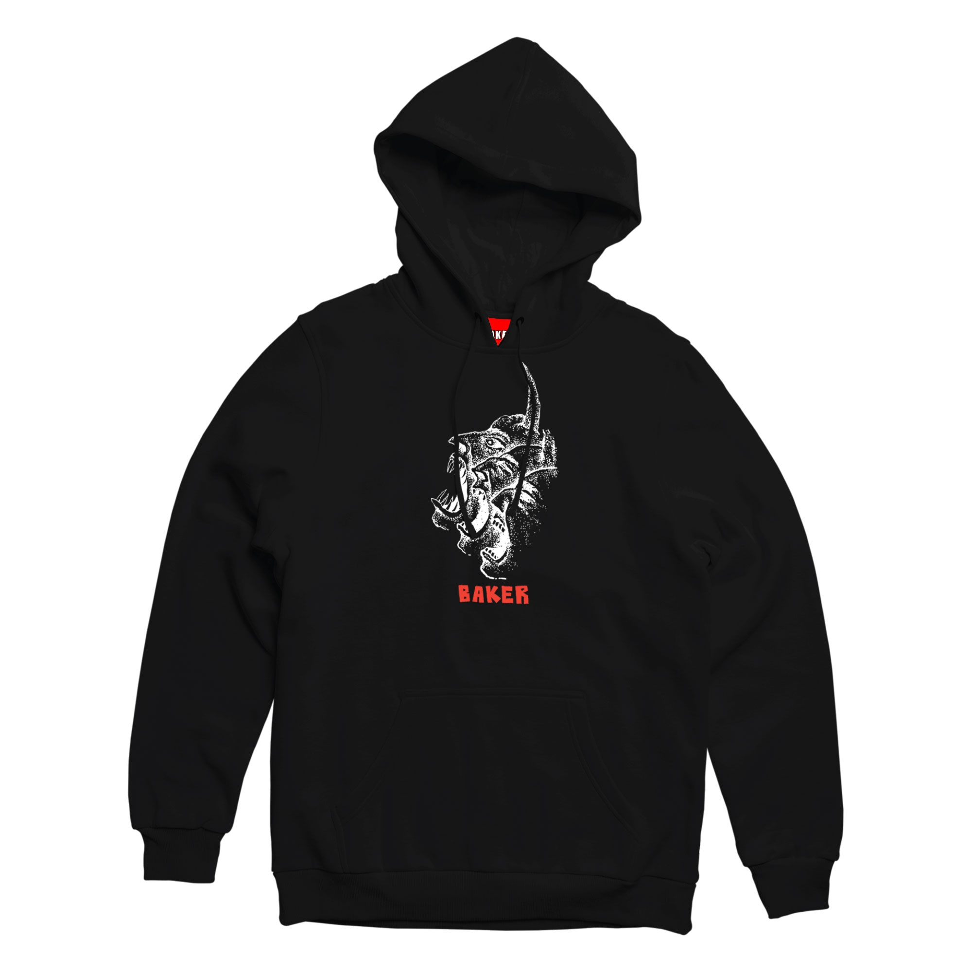 BAKER Sweat SATANIC SWITCH Hooded black