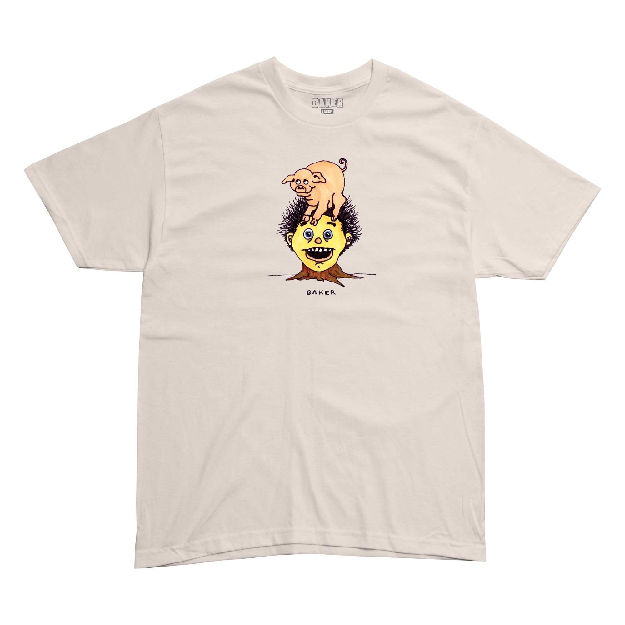 BAKER T-Shirt PIGGY cream