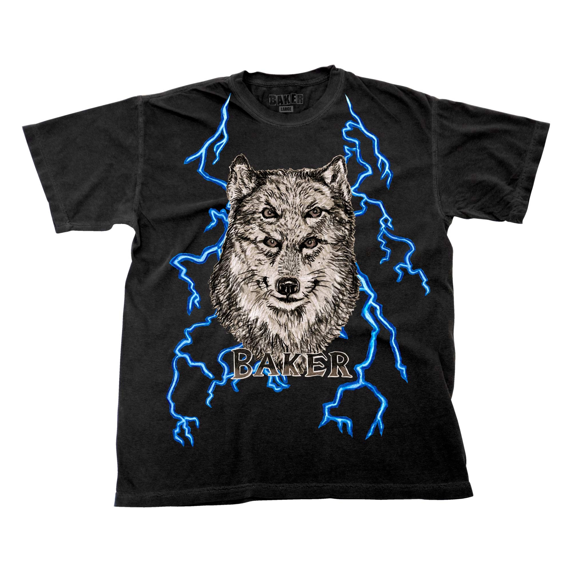 BAKER T-Shirt WOLF black