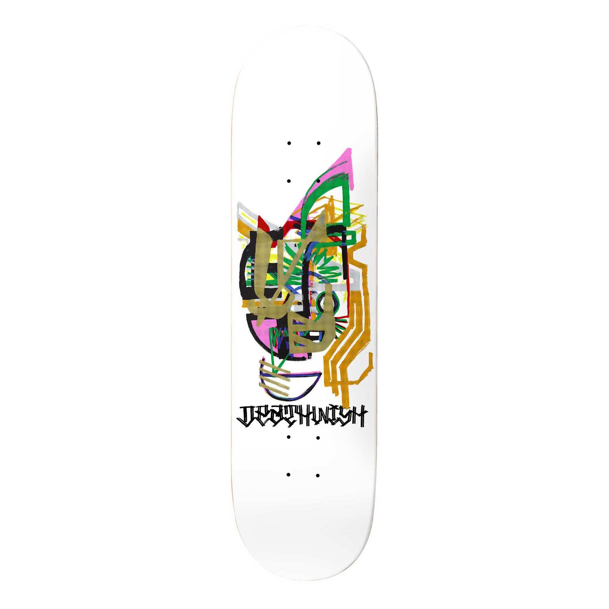 DEATHWISH Deck GOLD MASK DECK JD 8.475, white 8.4''