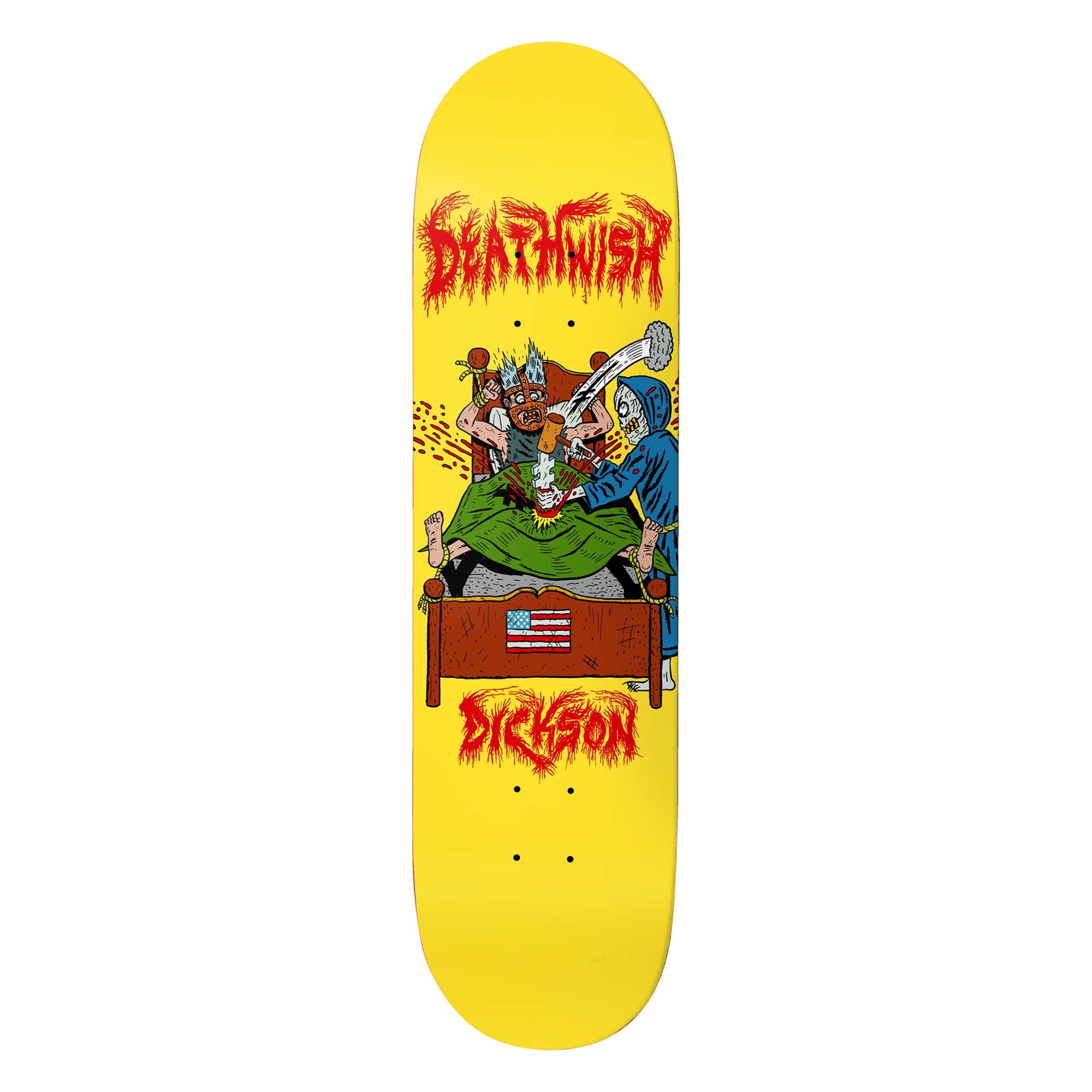 DEATHWISH Deck ASSAULT JD 8.38, yellow 8.3''