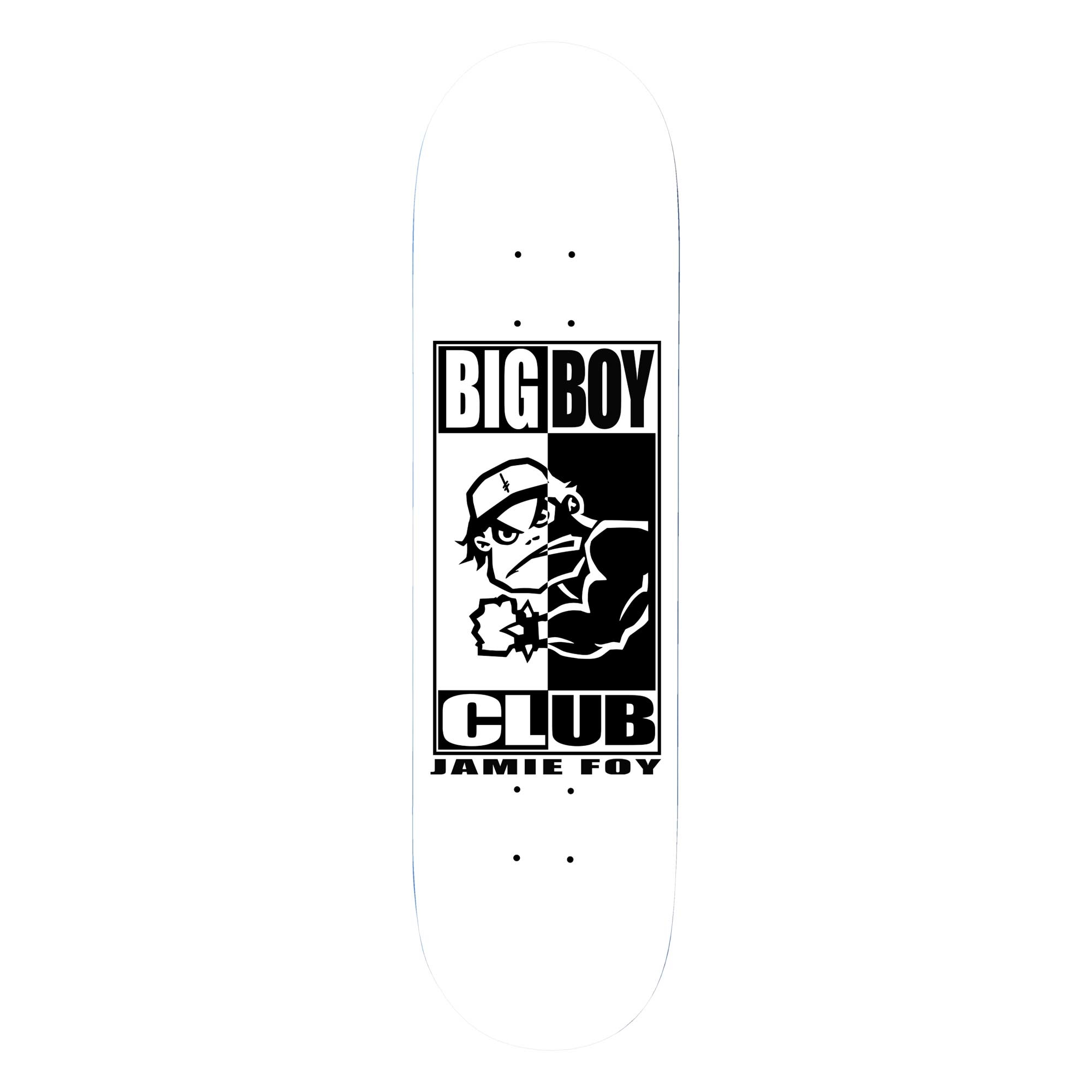 DEATHWISH Deck BIG BOY CLUB JF 8.0, white 8.0''