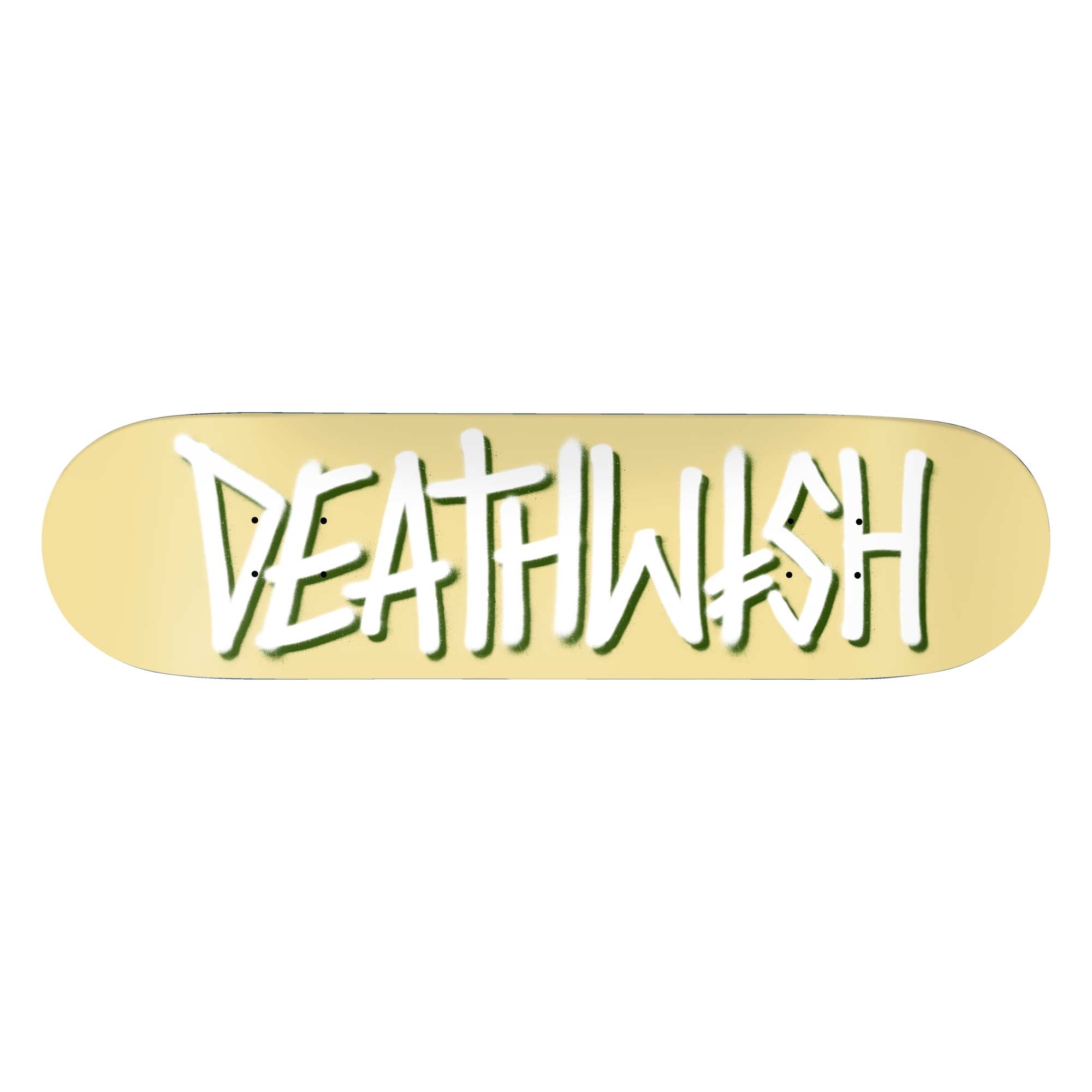 DEATHWISH Deck DEATHSPRAY PALE YLW 8.0, yellow 8.0''