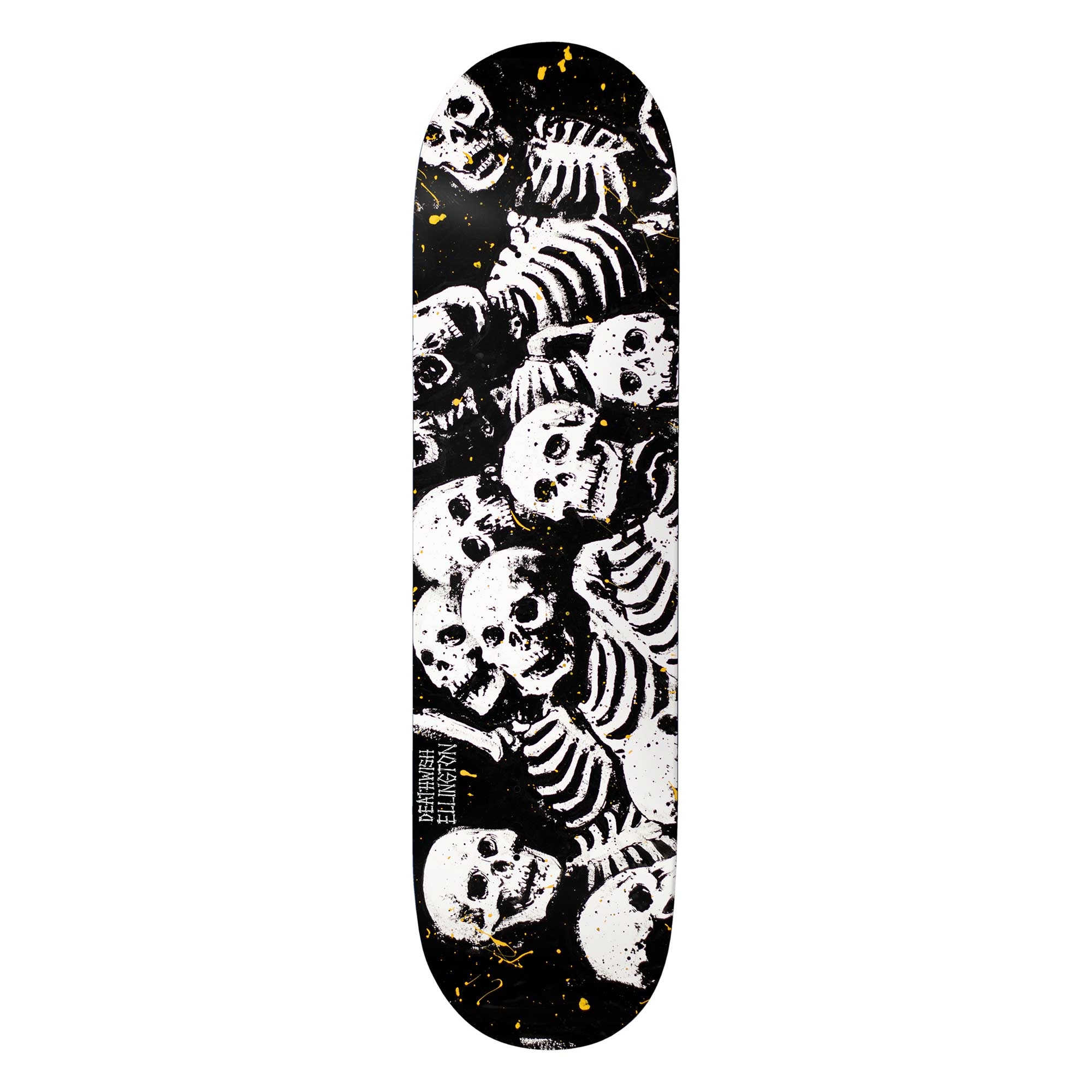 DEATHWISH Deck DEAD KNOW EE 8.25, black/white 8.2''