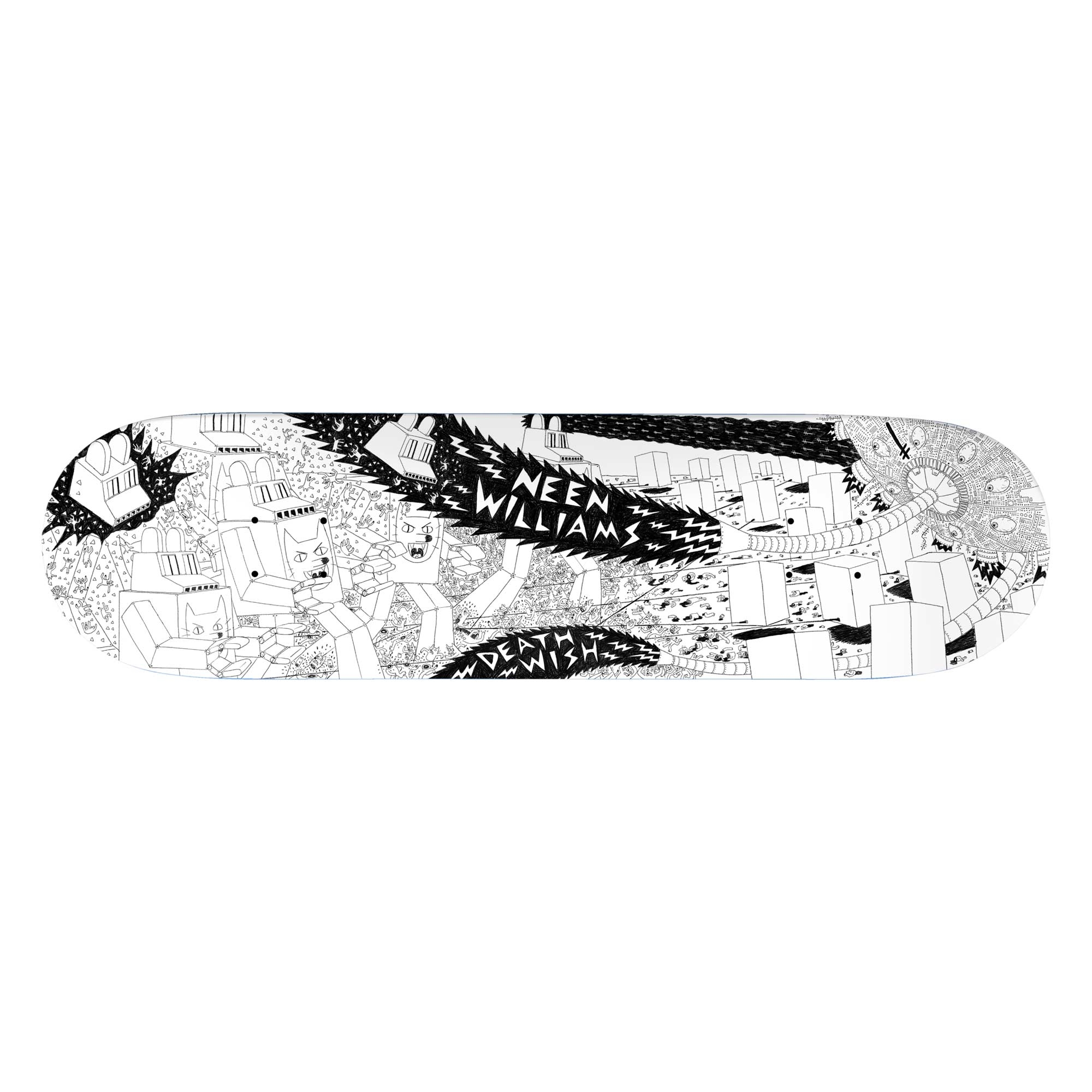 DEATHWISH Deck DEATH WAR 3000 NW 8.3875, grey 8.3''