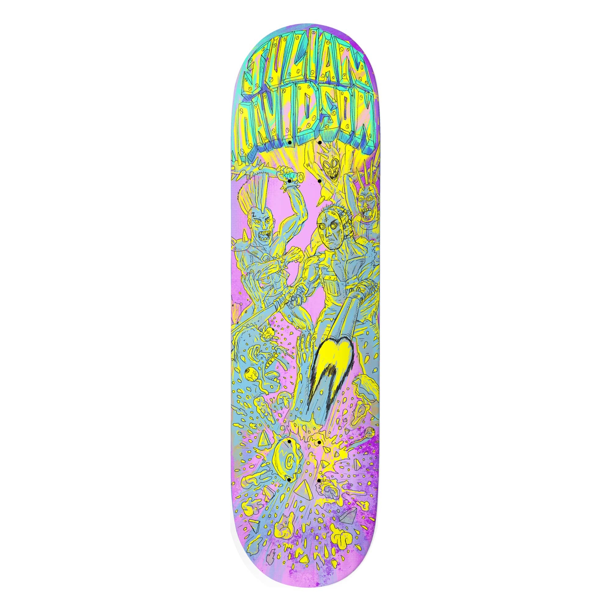 DEATHWISH Deck DYSTOPIA JU 8.38, pink 8.3''