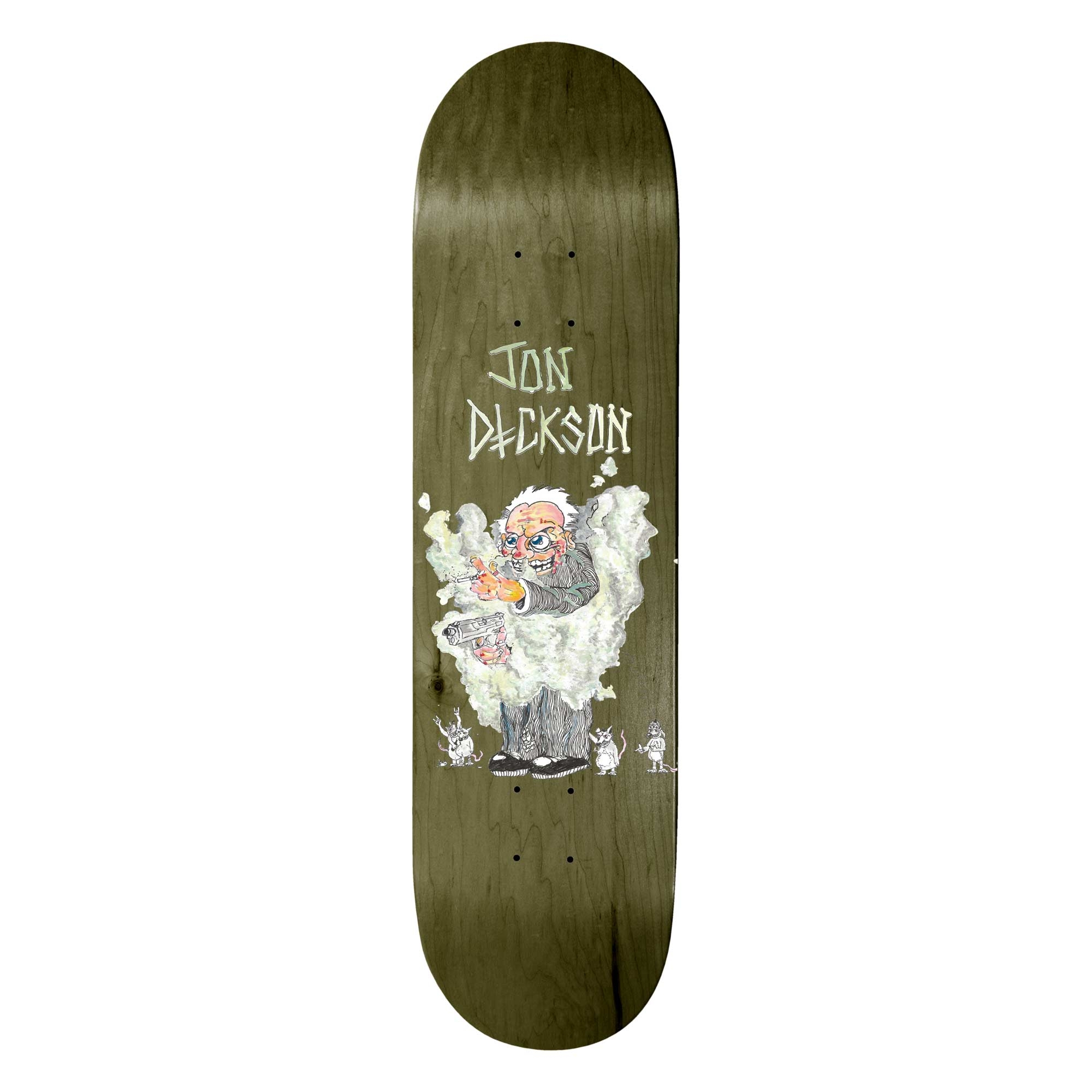 DEATHWISH Deck MICE & MEN JD 8.3, olive 8.3''