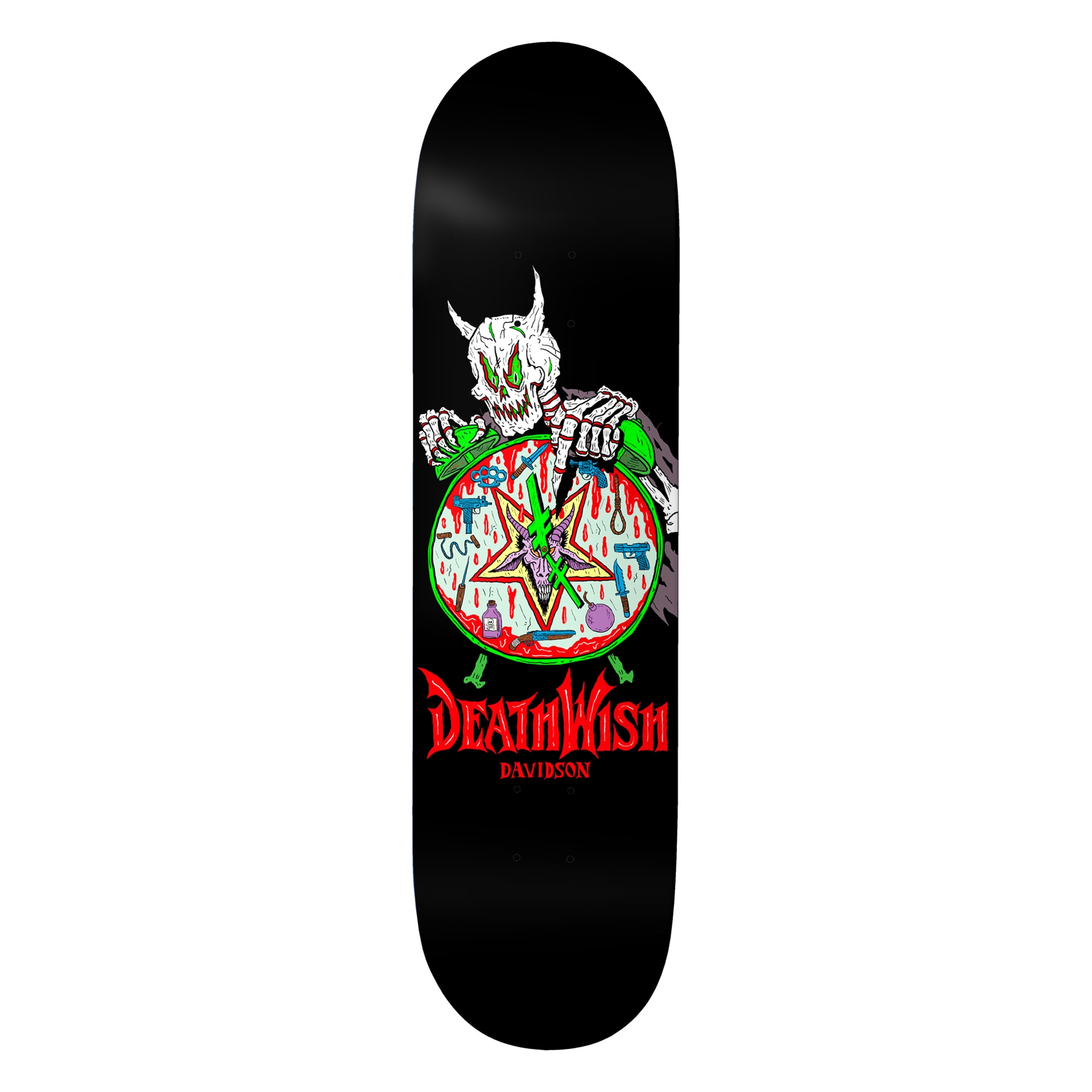 DEATHWISH Deck NIGHTMARE CITY JU 8.25, black 8.2''