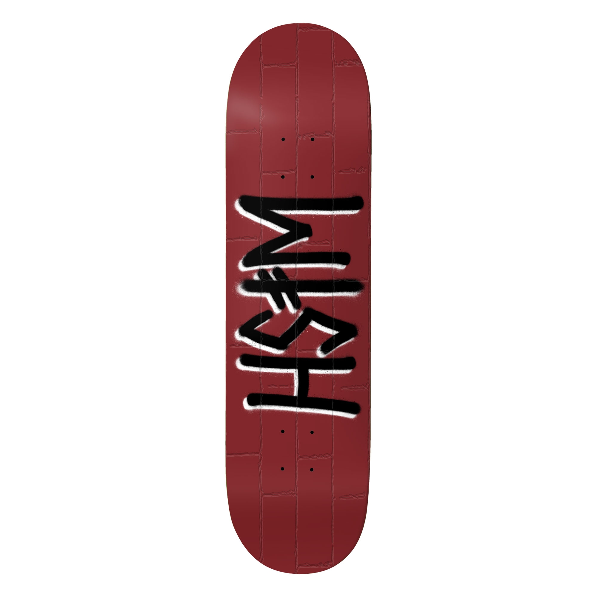 DEATHWISH Deck WISH BRICKS 8.0, red 8.0''