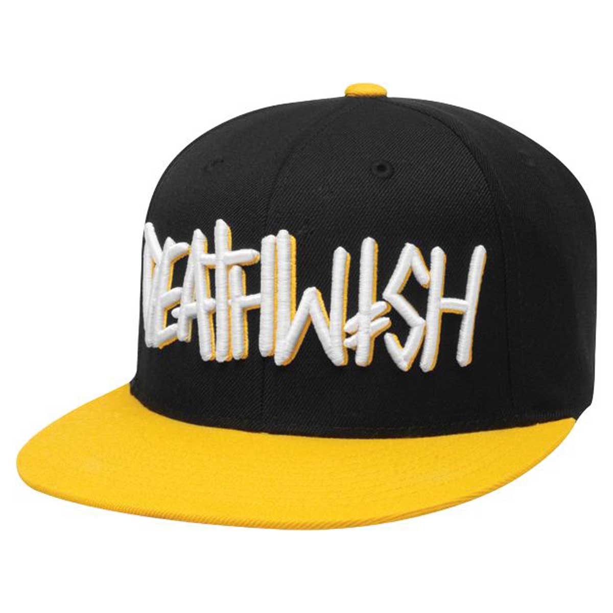 DEATHWISH Cap DEATHSPRAY Snapback, black/yellow