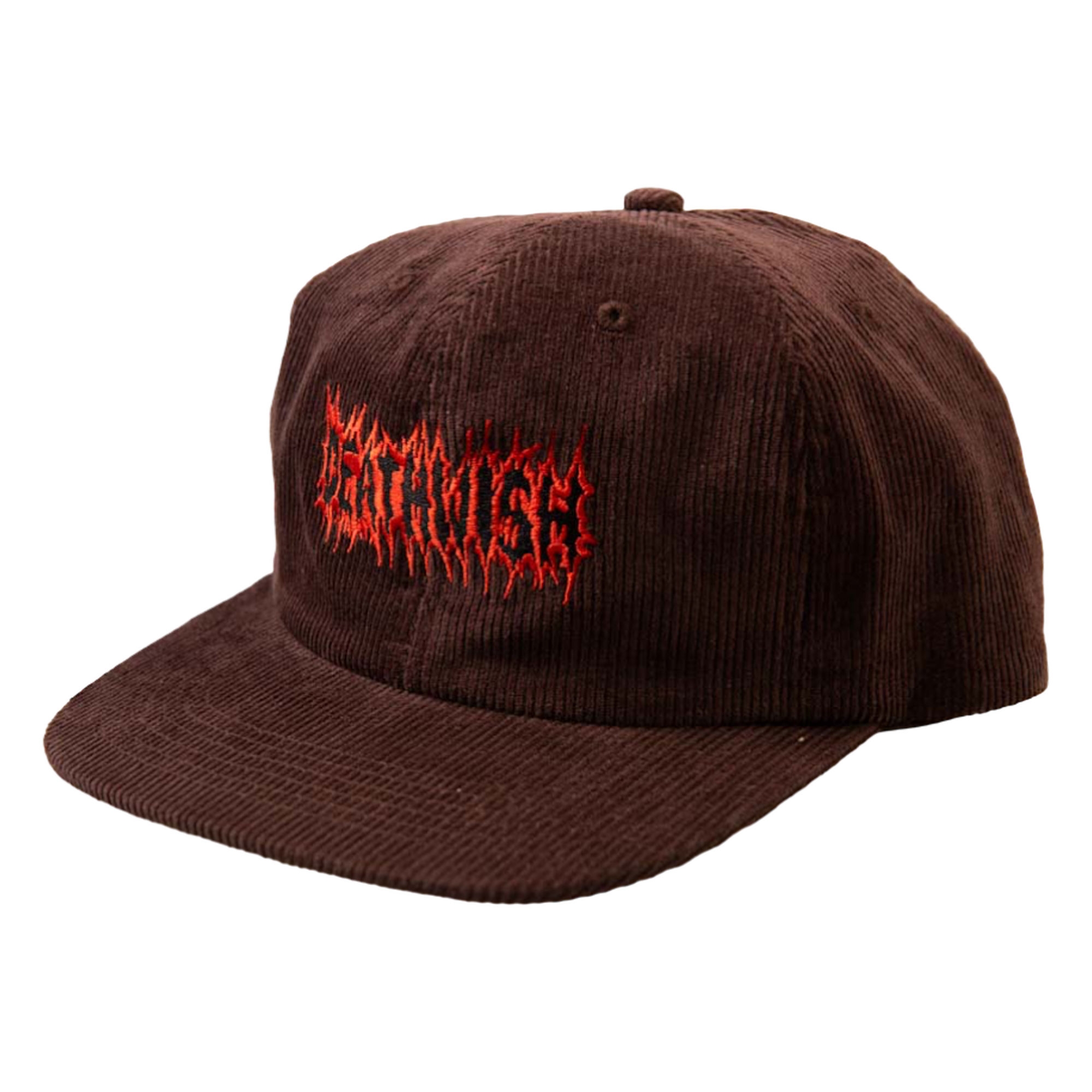 DEATHWISH Cap STOMP Cord Snapback, brown