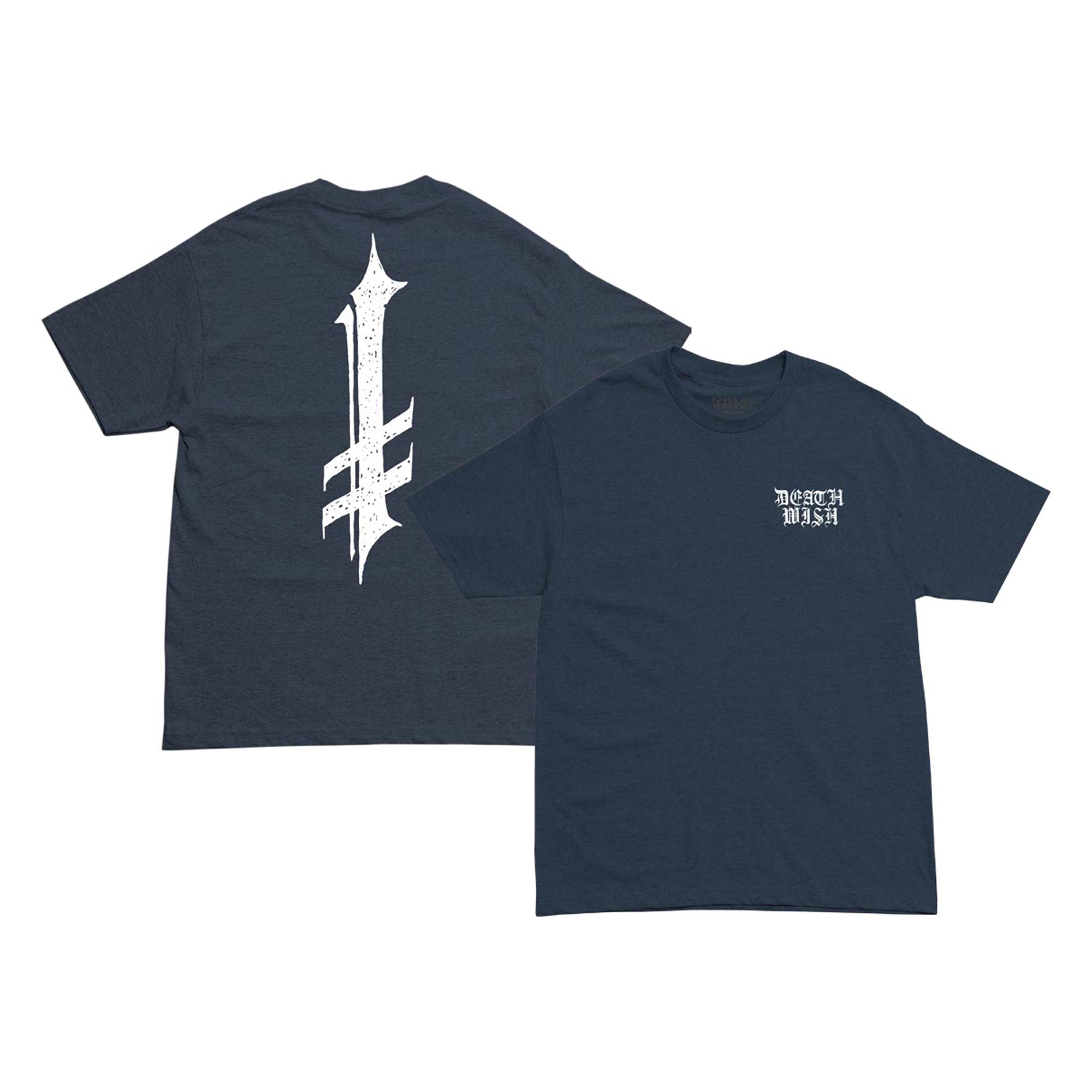 DEATHWISH T-Shirt RESURRECTION navy heather