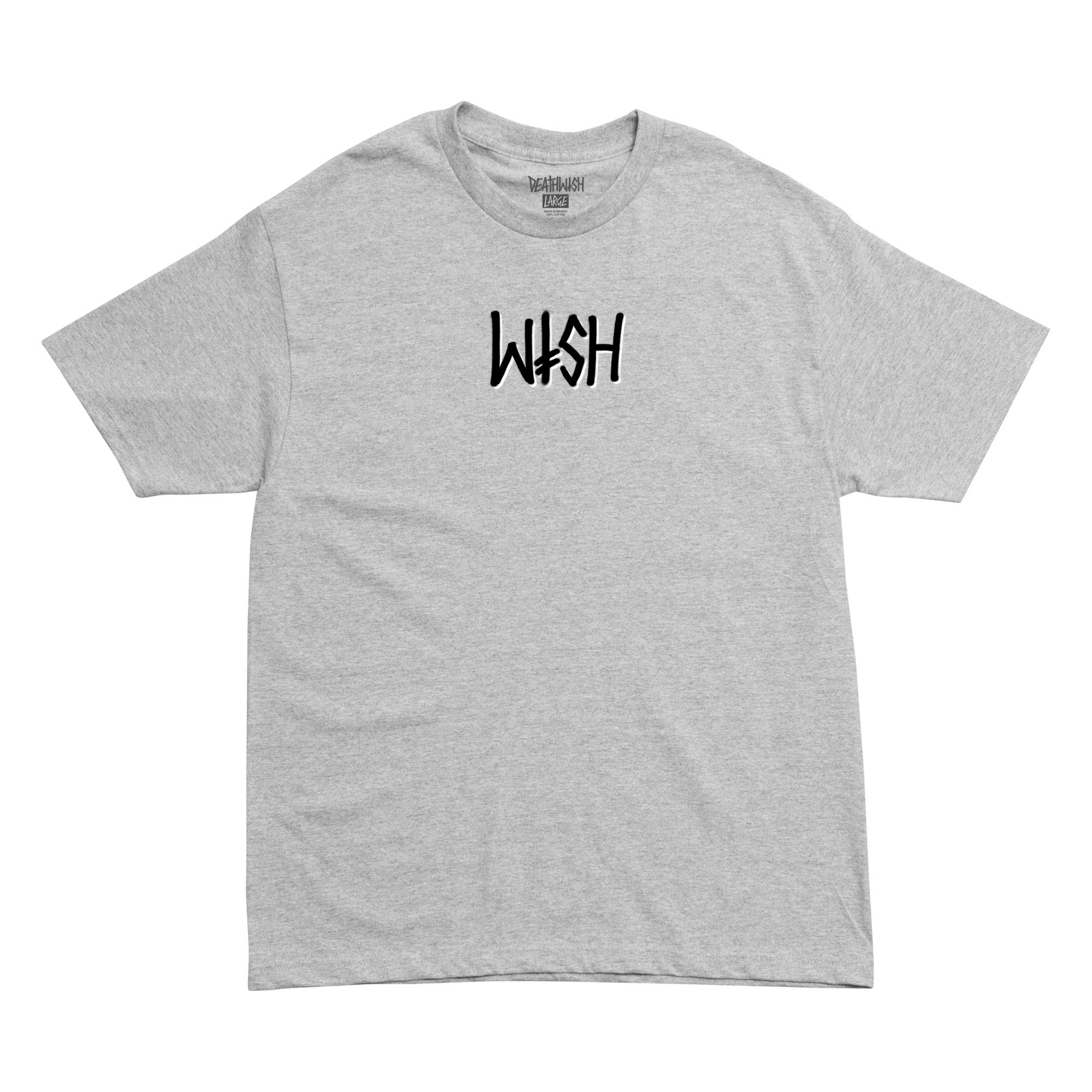 DEATHWISH T-Shirt WISH heather grey