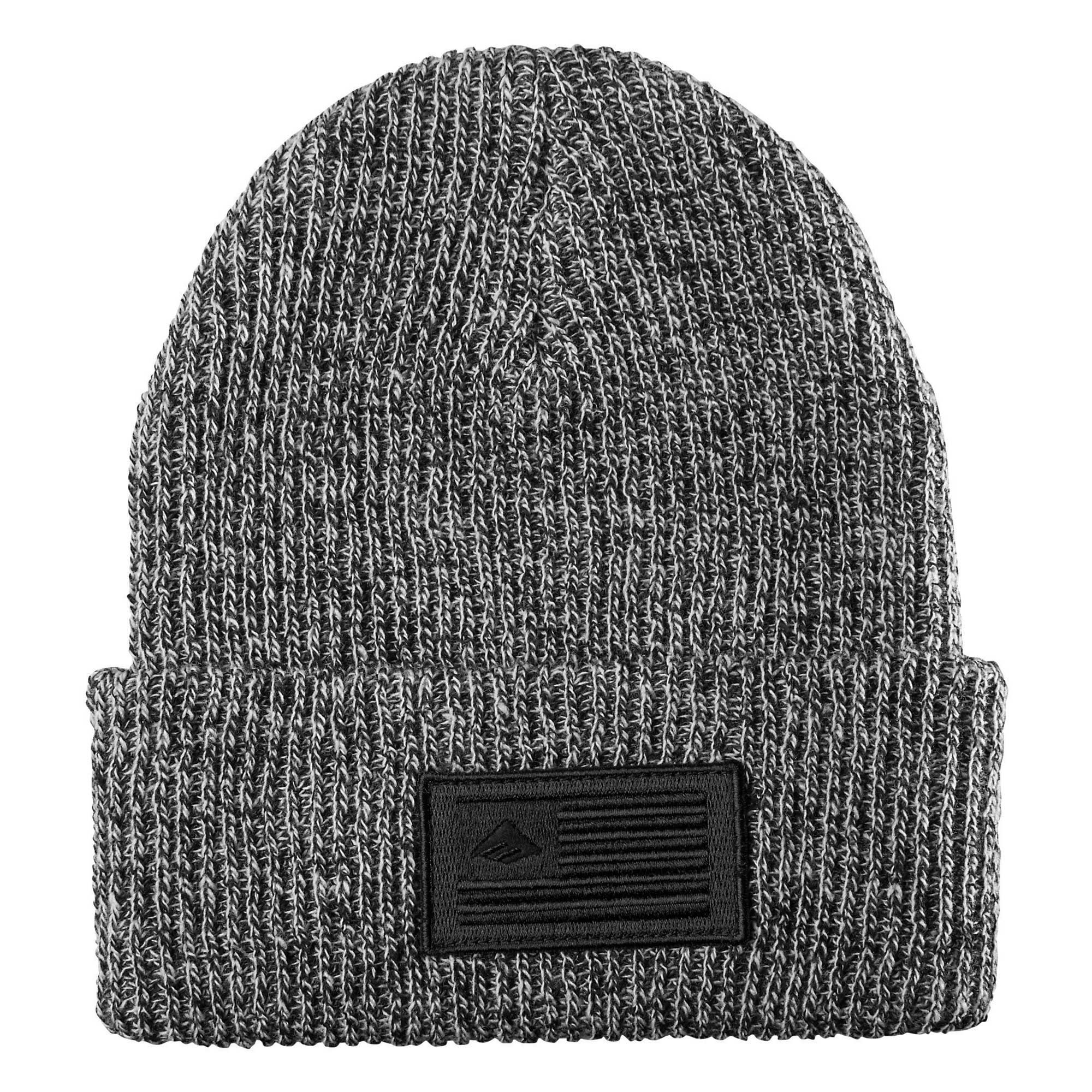 EMERICA Beanie MADE IN CUFF, white/black