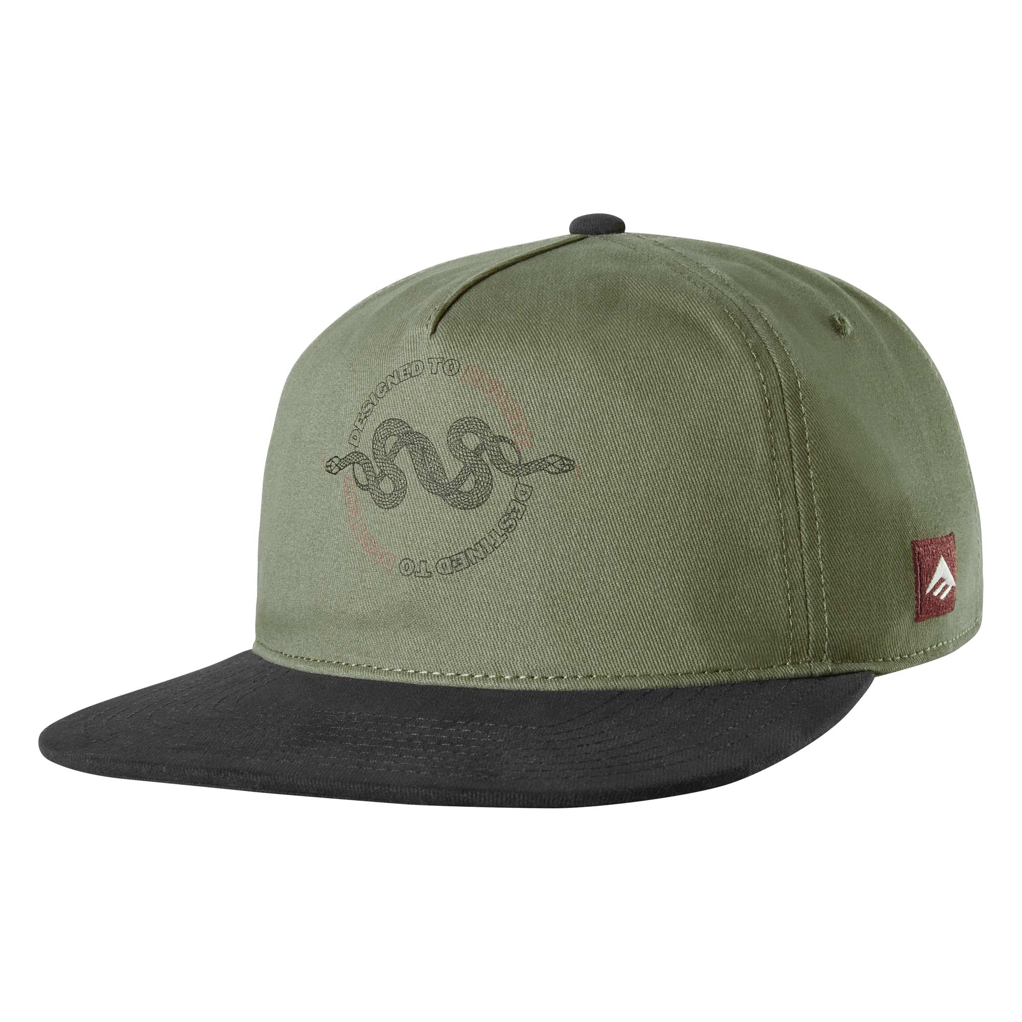 EMERICA Cap ENDURE DESTROY SNAPBACK, olive/black