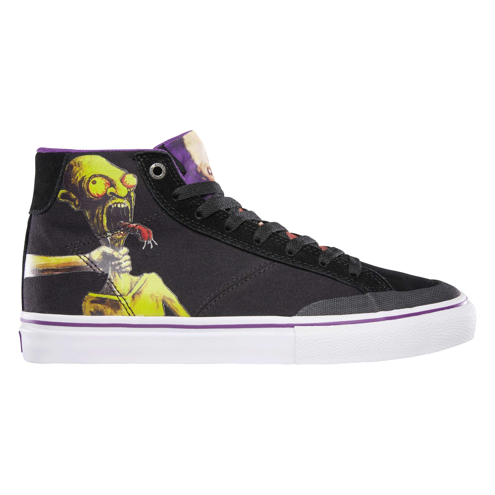 EMERICA Shoe OMEN HI X DINOSAUR JR. bla/pur black/purple