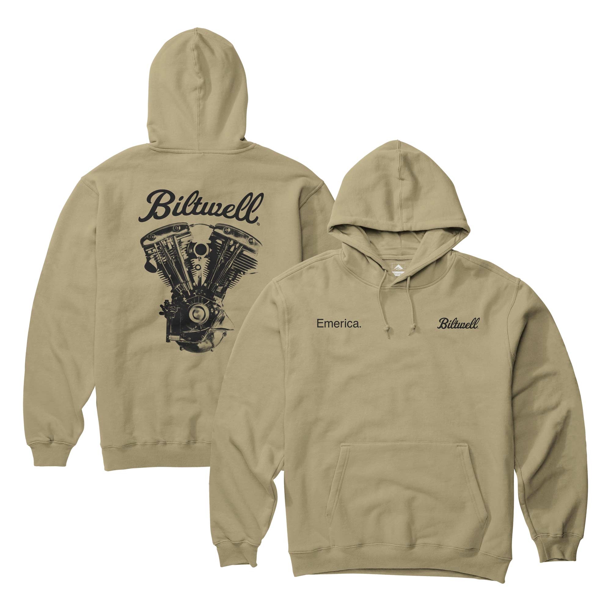 EMERICA Sweat BILTWELL HOODIE sand