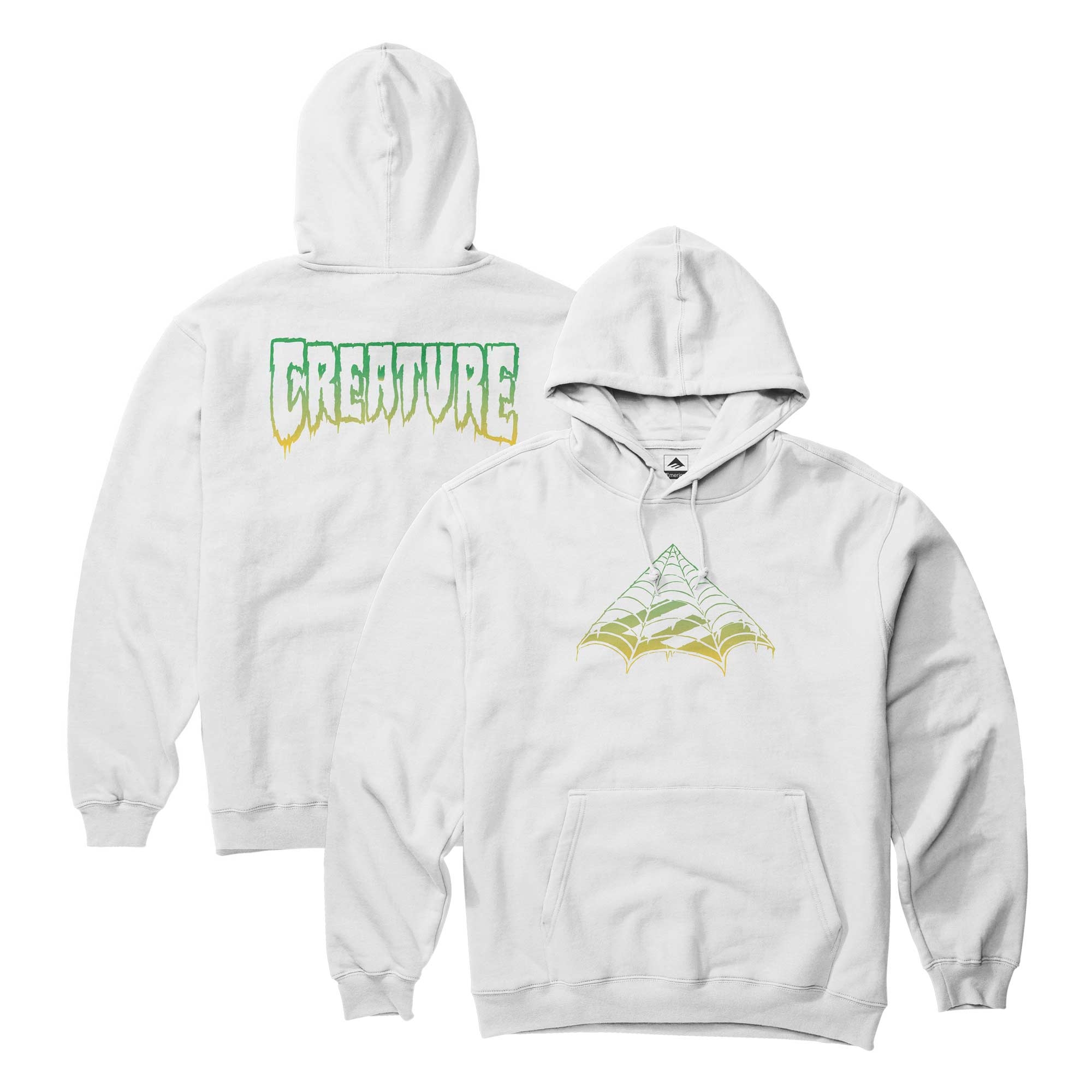 EMERICA Sweat CREATURE HOODIE white