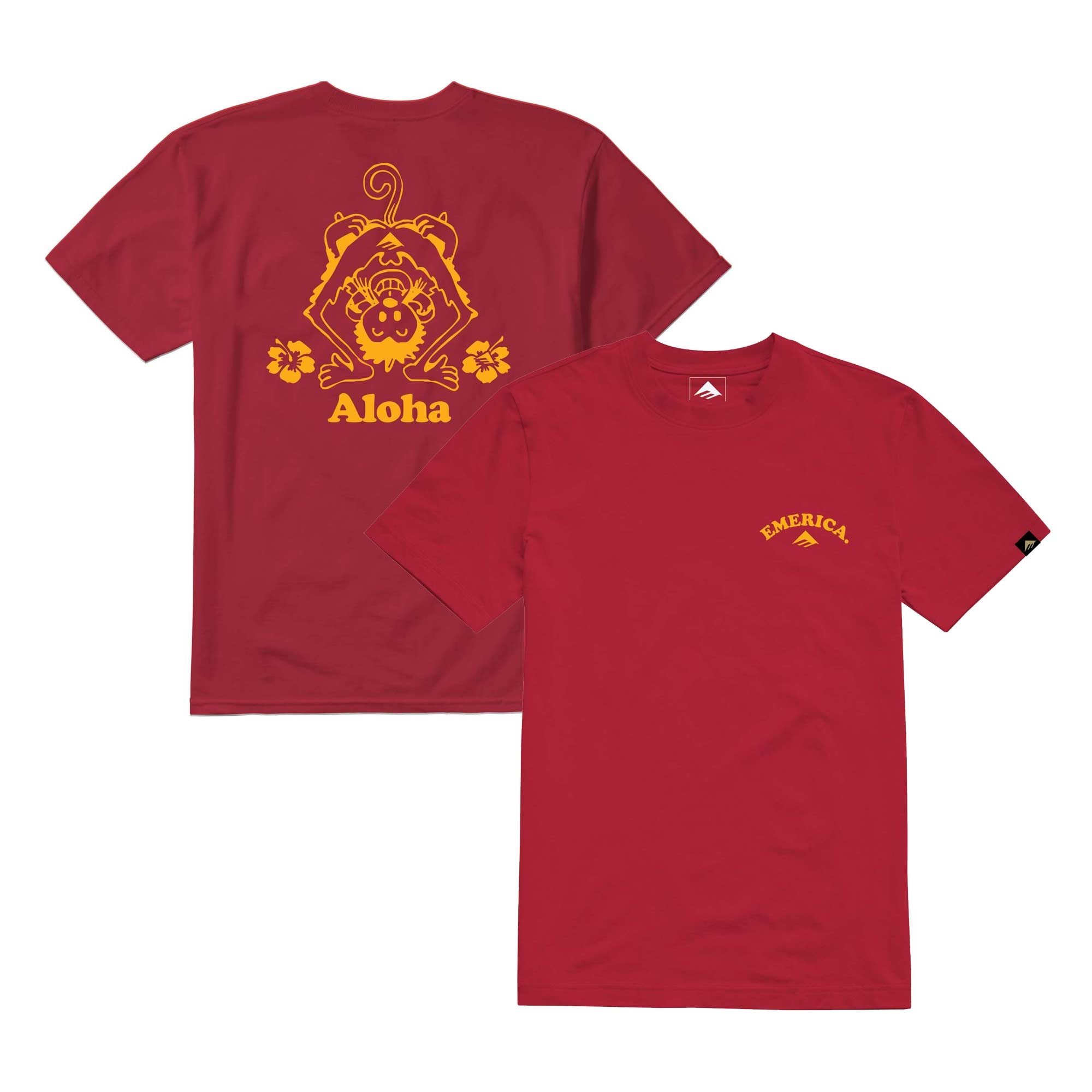 EMERICA T-Shirt ALOHA red