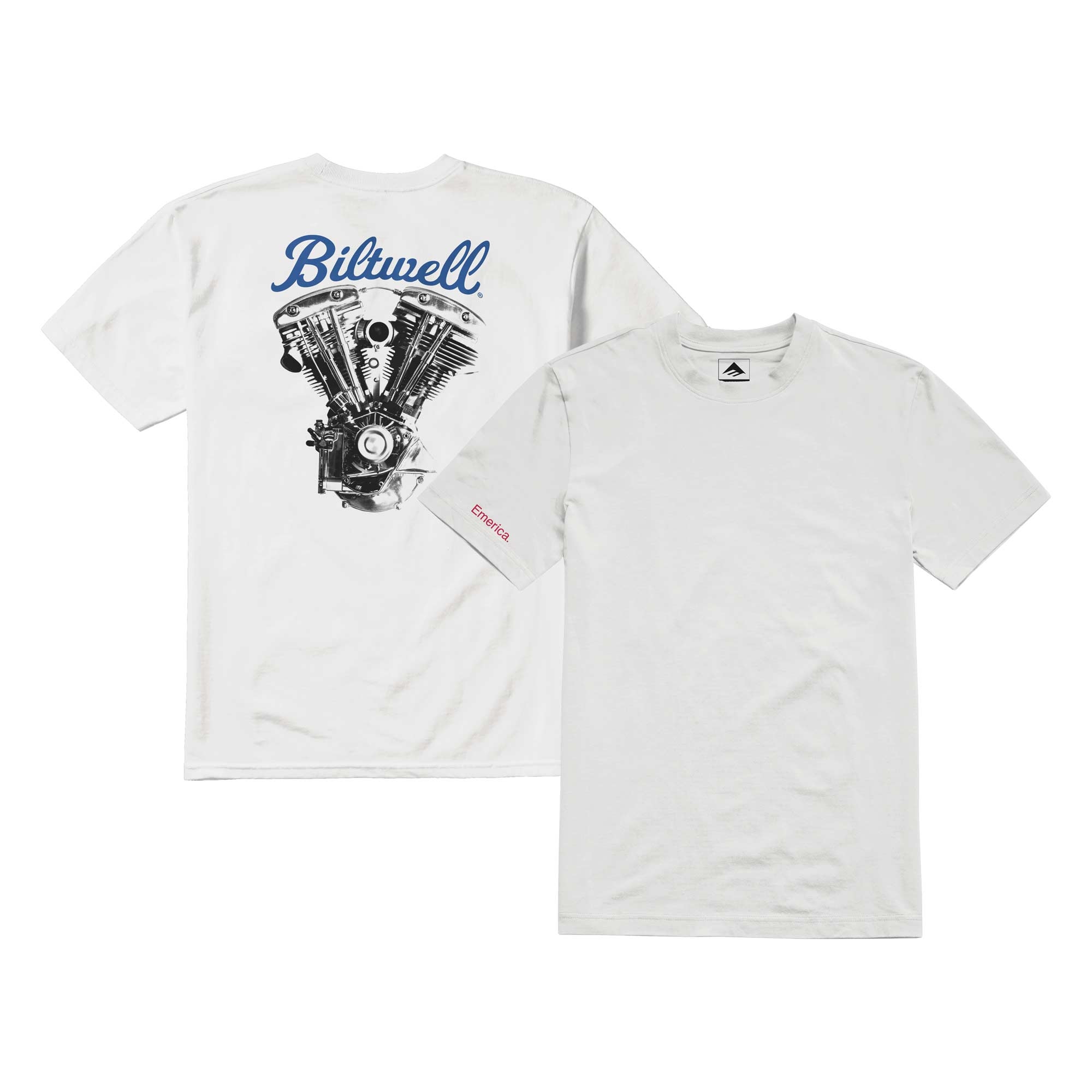 EMERICA T-Shirt BILTWELL white